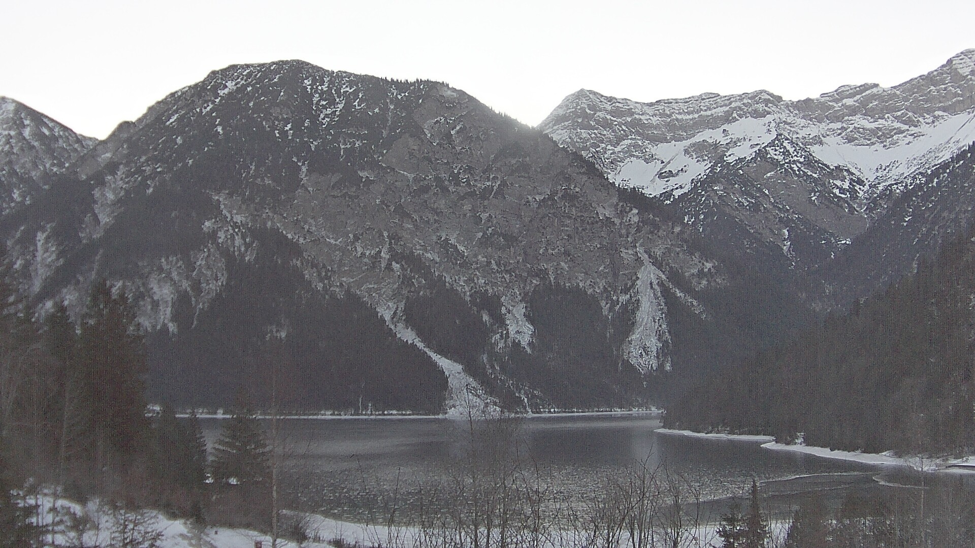 Archiv Foto Webcam Plansee Seespitze