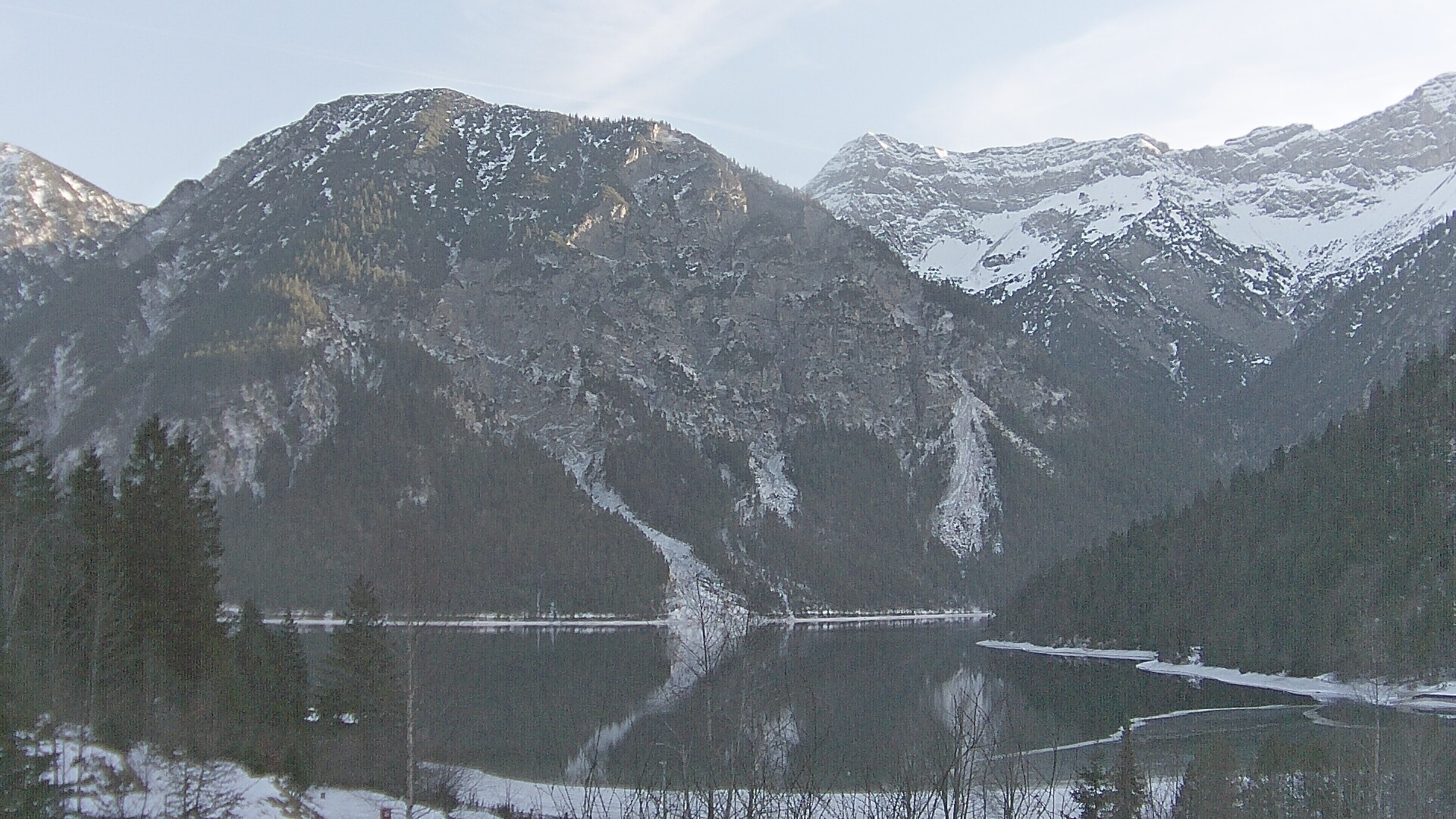 Archiv Foto Webcam Plansee Seespitze