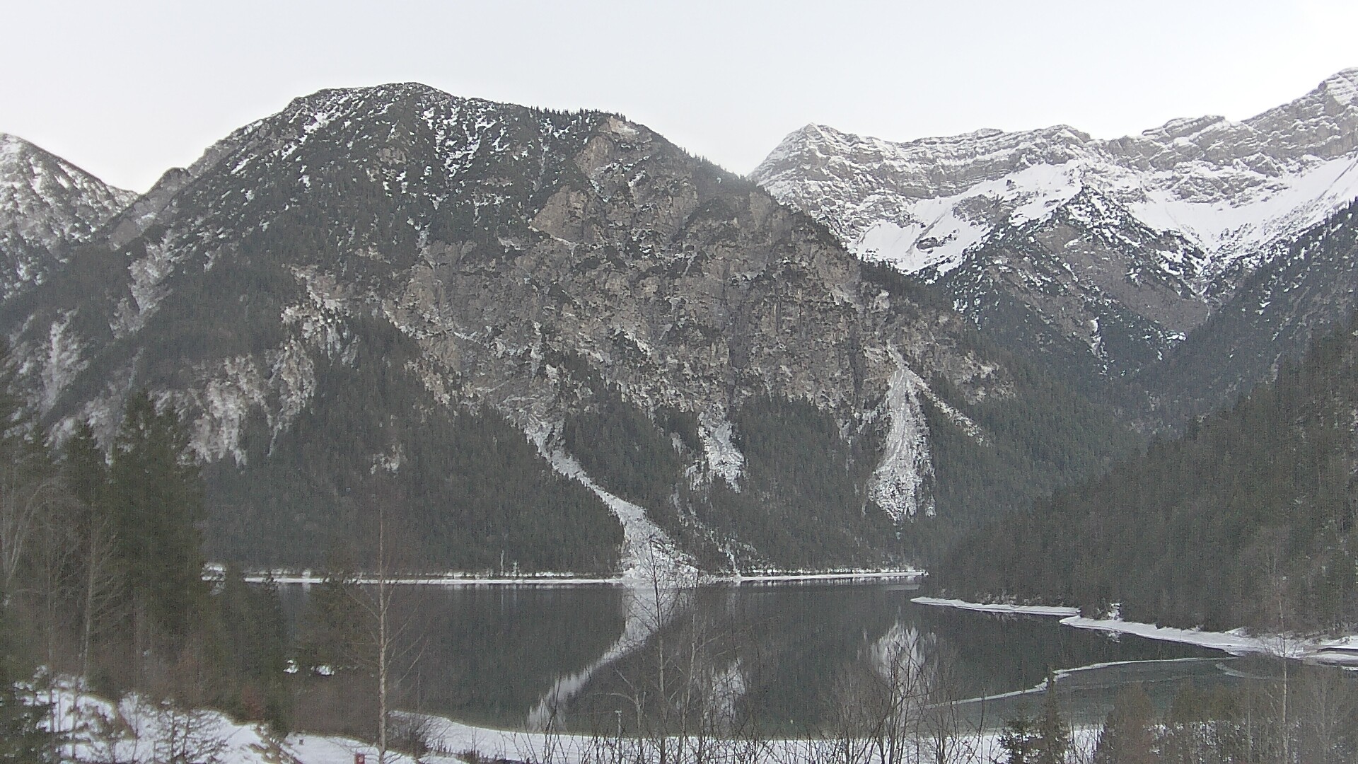 Archiv Foto Webcam Plansee Seespitze