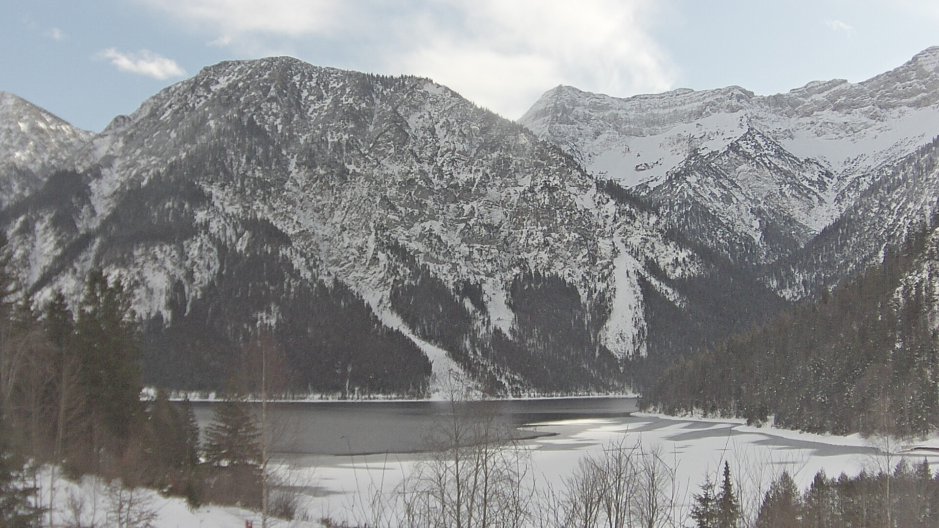 Archiv Foto Webcam Plansee Seespitze