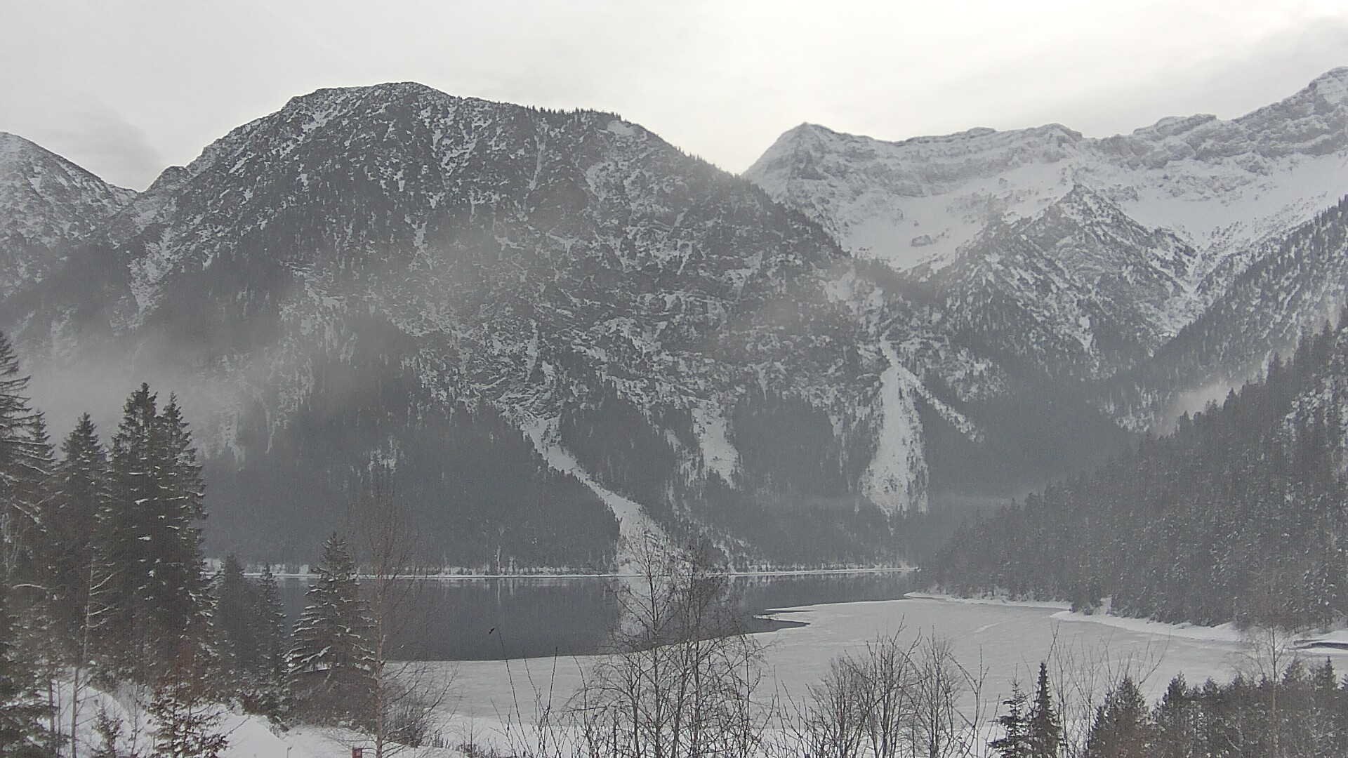 Archiv Foto Webcam Plansee Seespitze