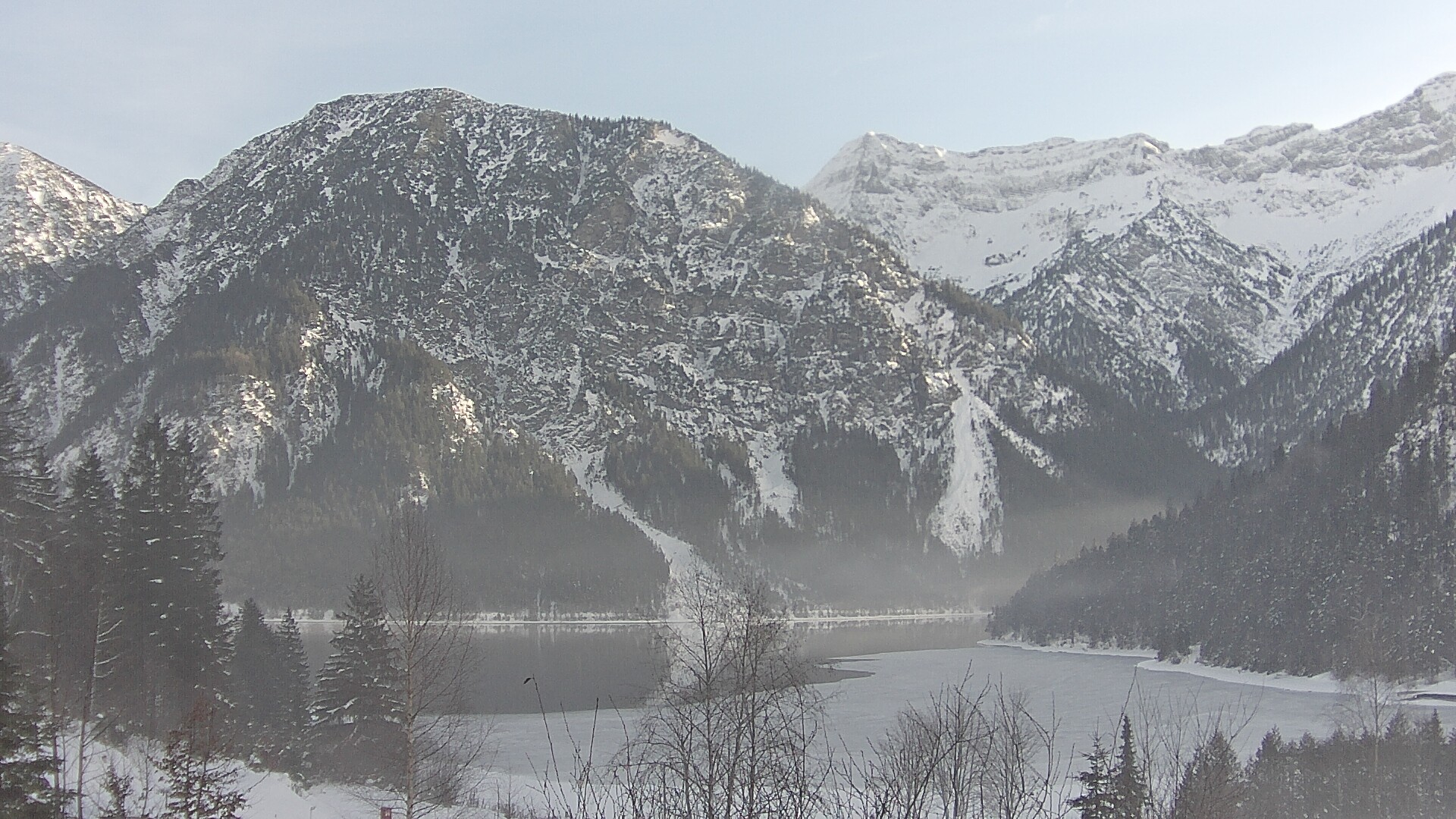 Archiv Foto Webcam Plansee Seespitze