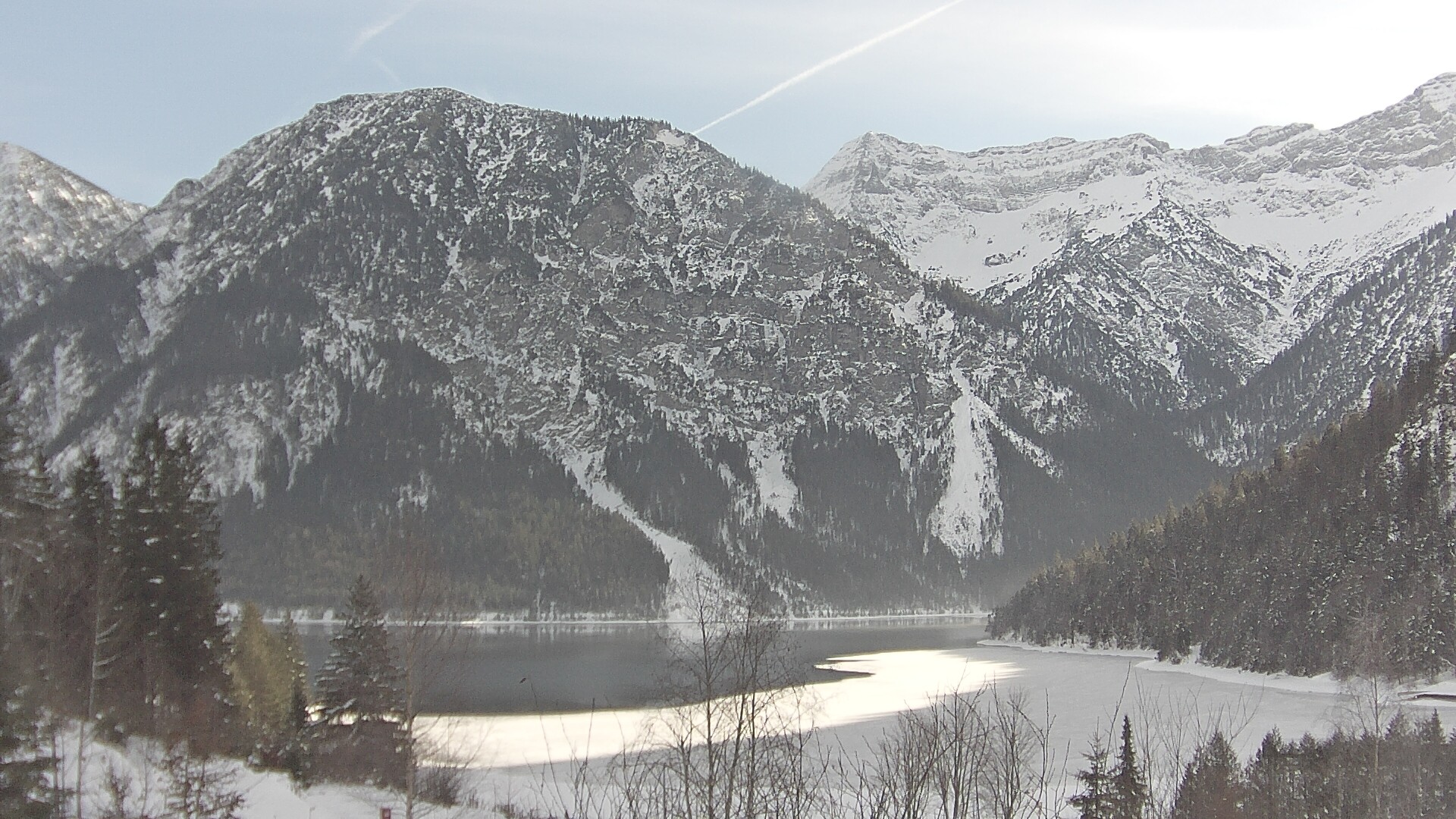 Archiv Foto Webcam Plansee Seespitze