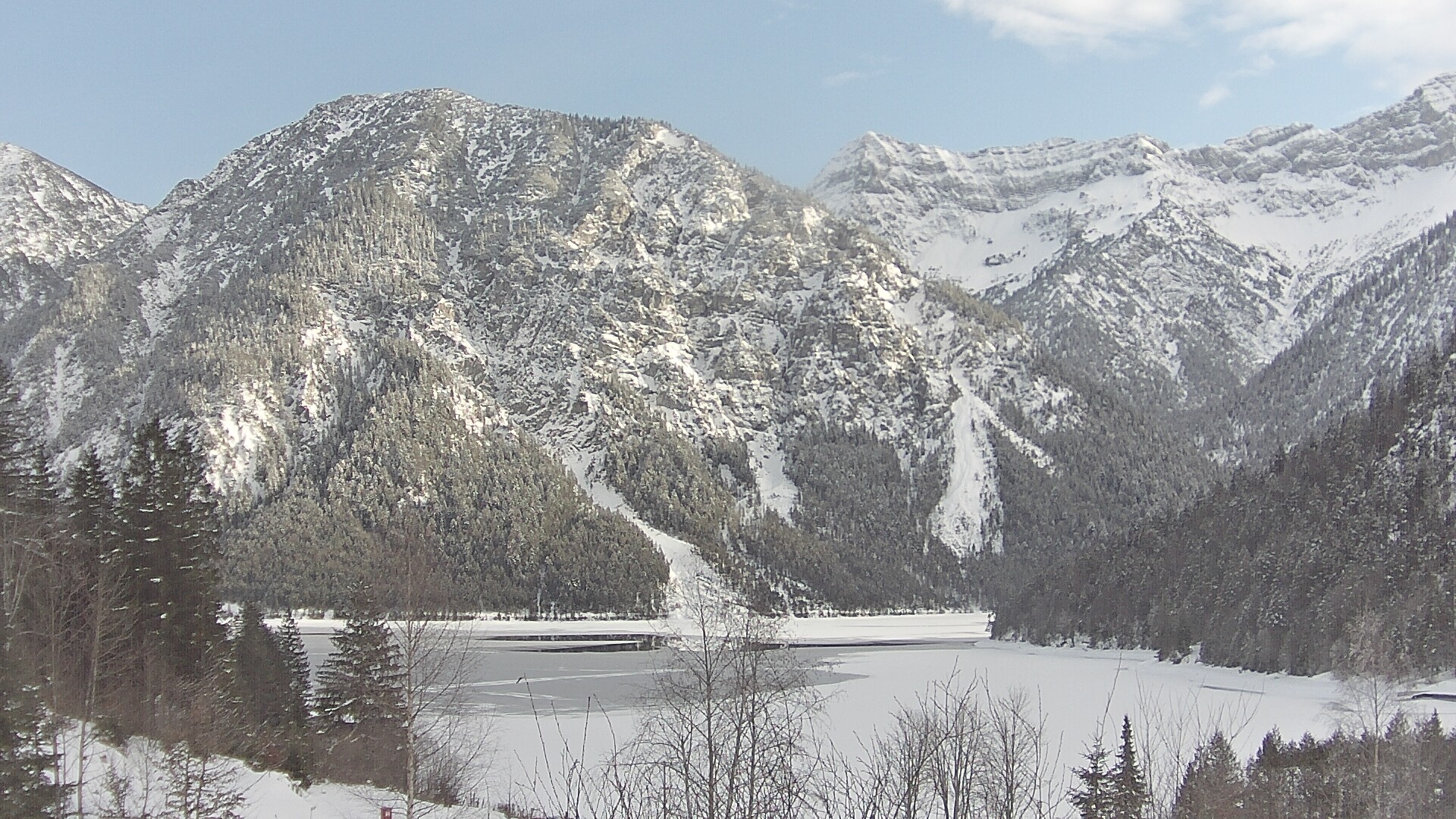 Archiv Foto Webcam Plansee Seespitze