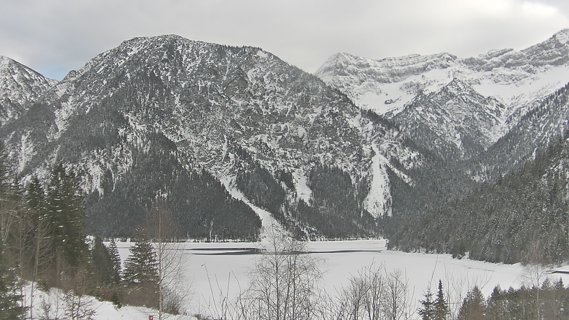 Archiv Foto Webcam Plansee Seespitze