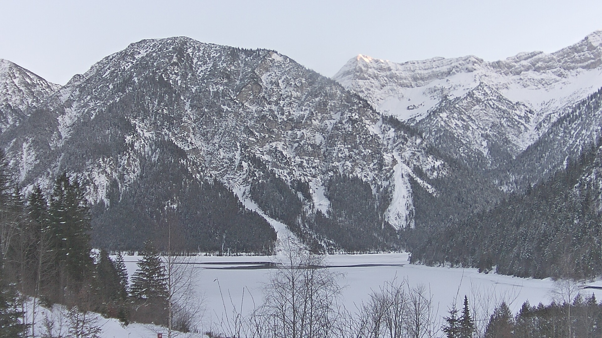 Archiv Foto Webcam Plansee Seespitze