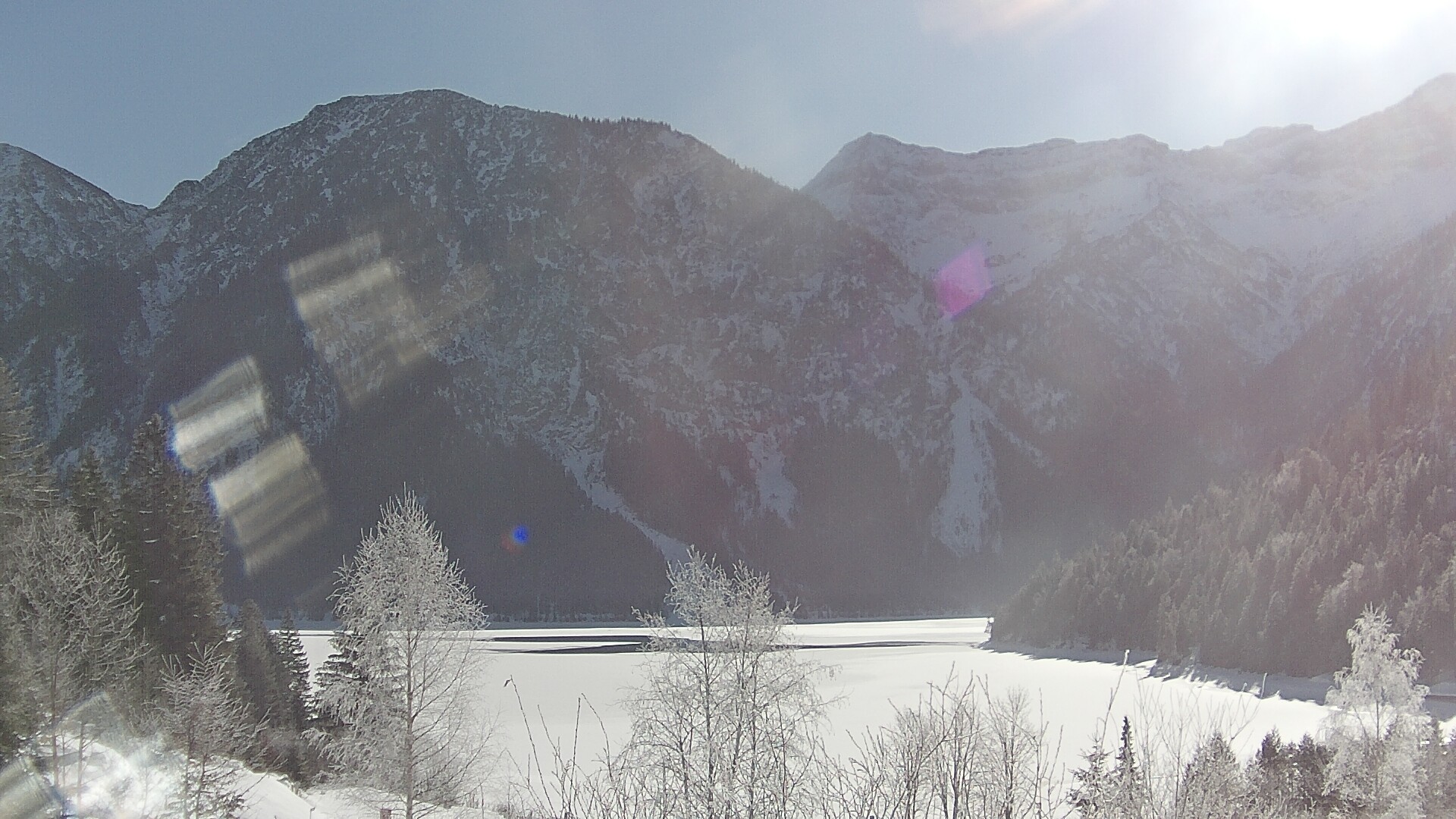 Archiv Foto Webcam Plansee Seespitze