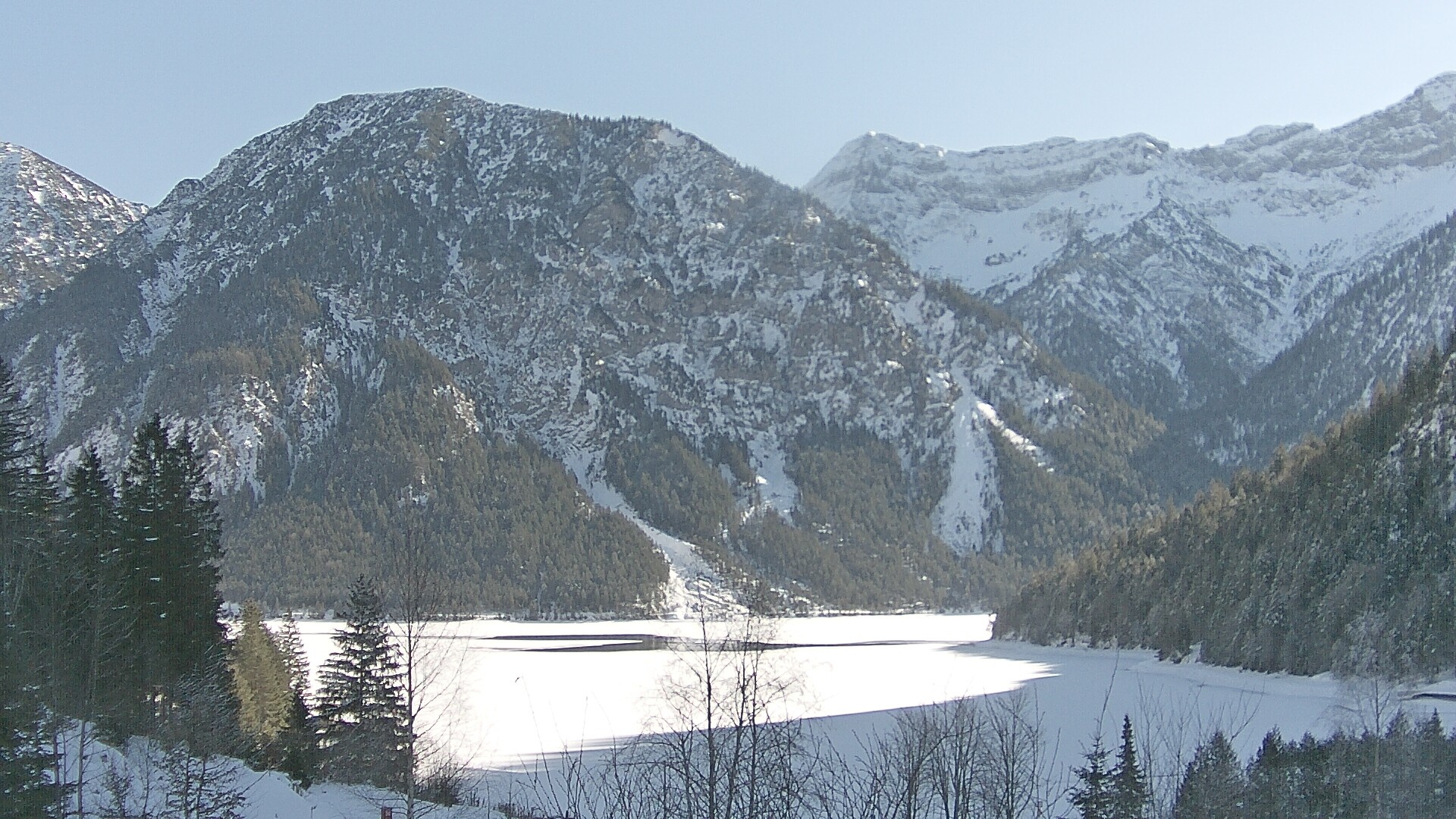 Archiv Foto Webcam Plansee Seespitze