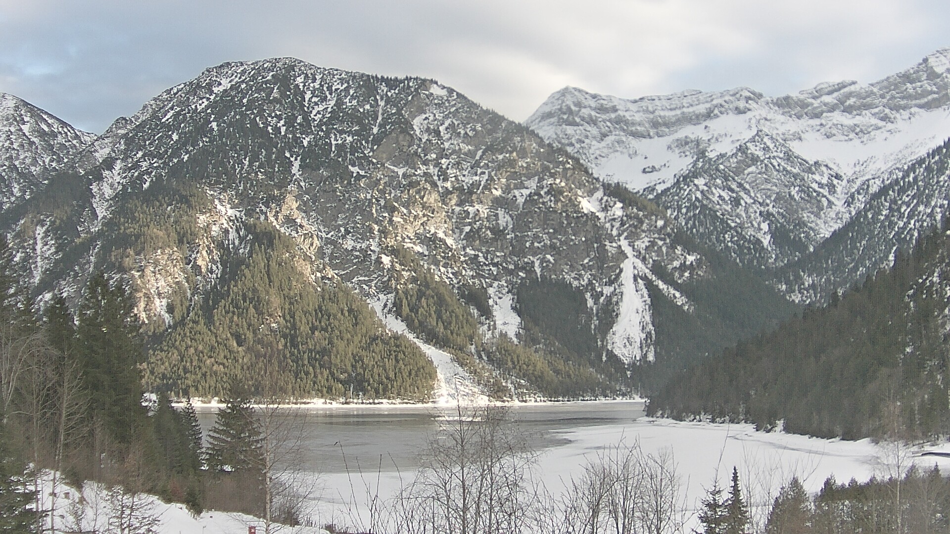 Archiv Foto Webcam Plansee Seespitze