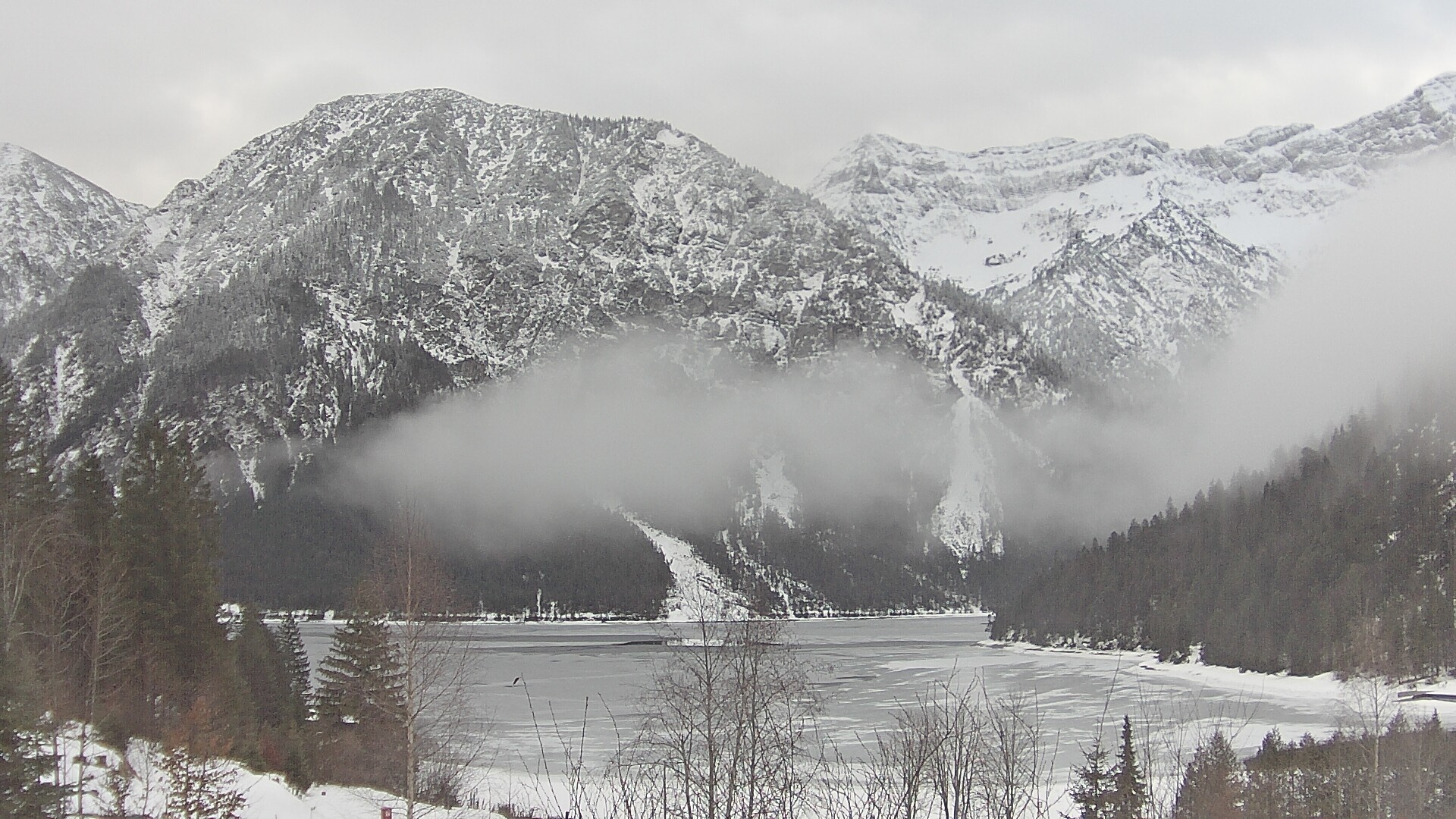 Archiv Foto Webcam Plansee Seespitze