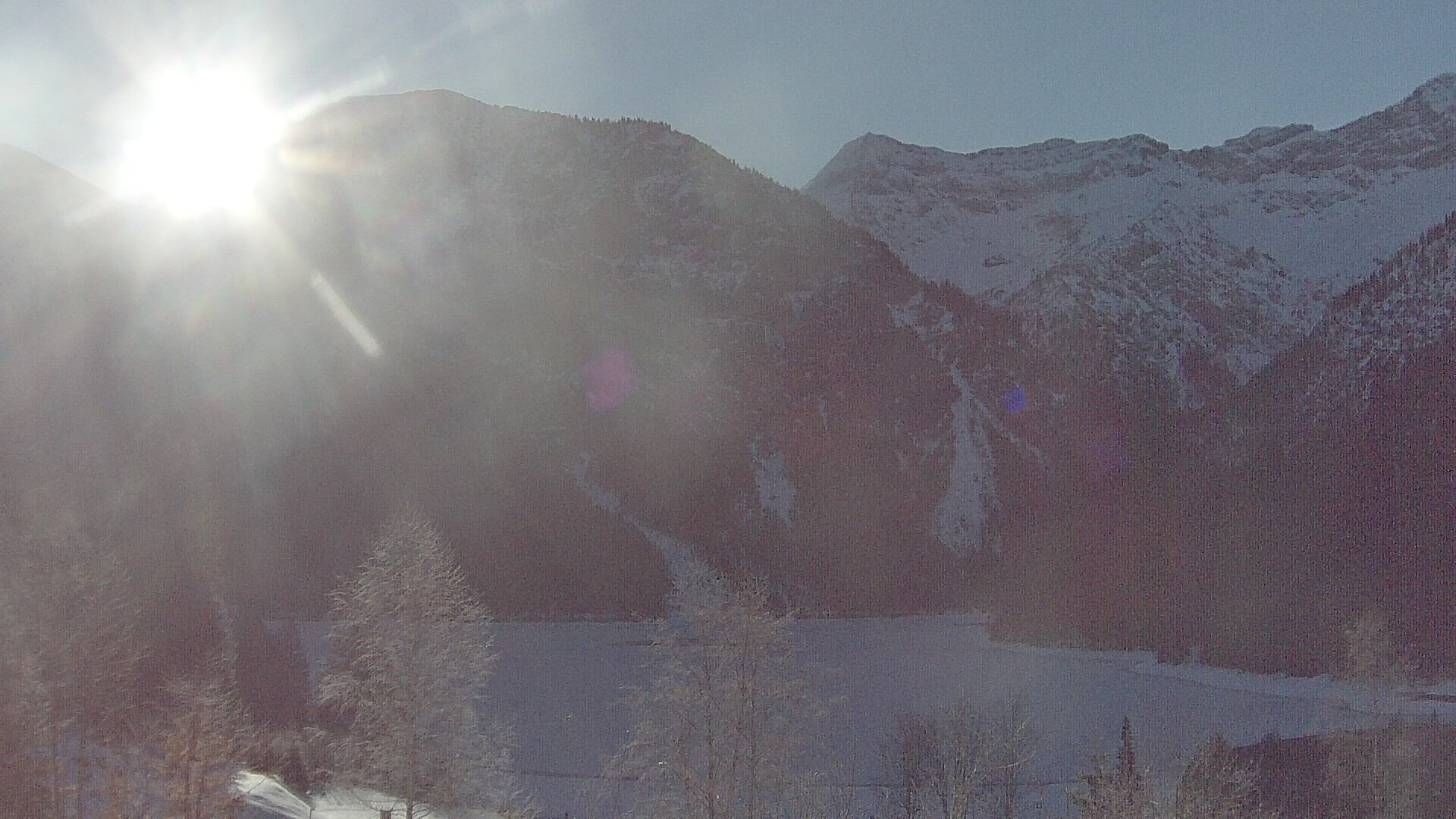 Archiv Foto Webcam Plansee Seespitze