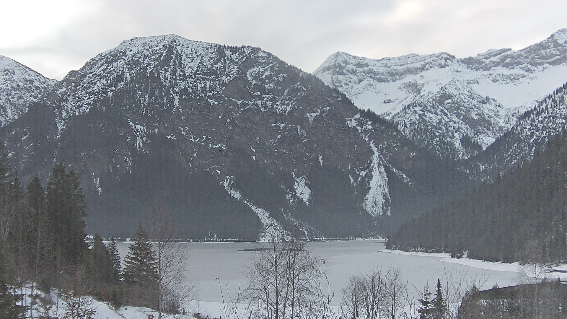 Archiv Foto Webcam Plansee Seespitze