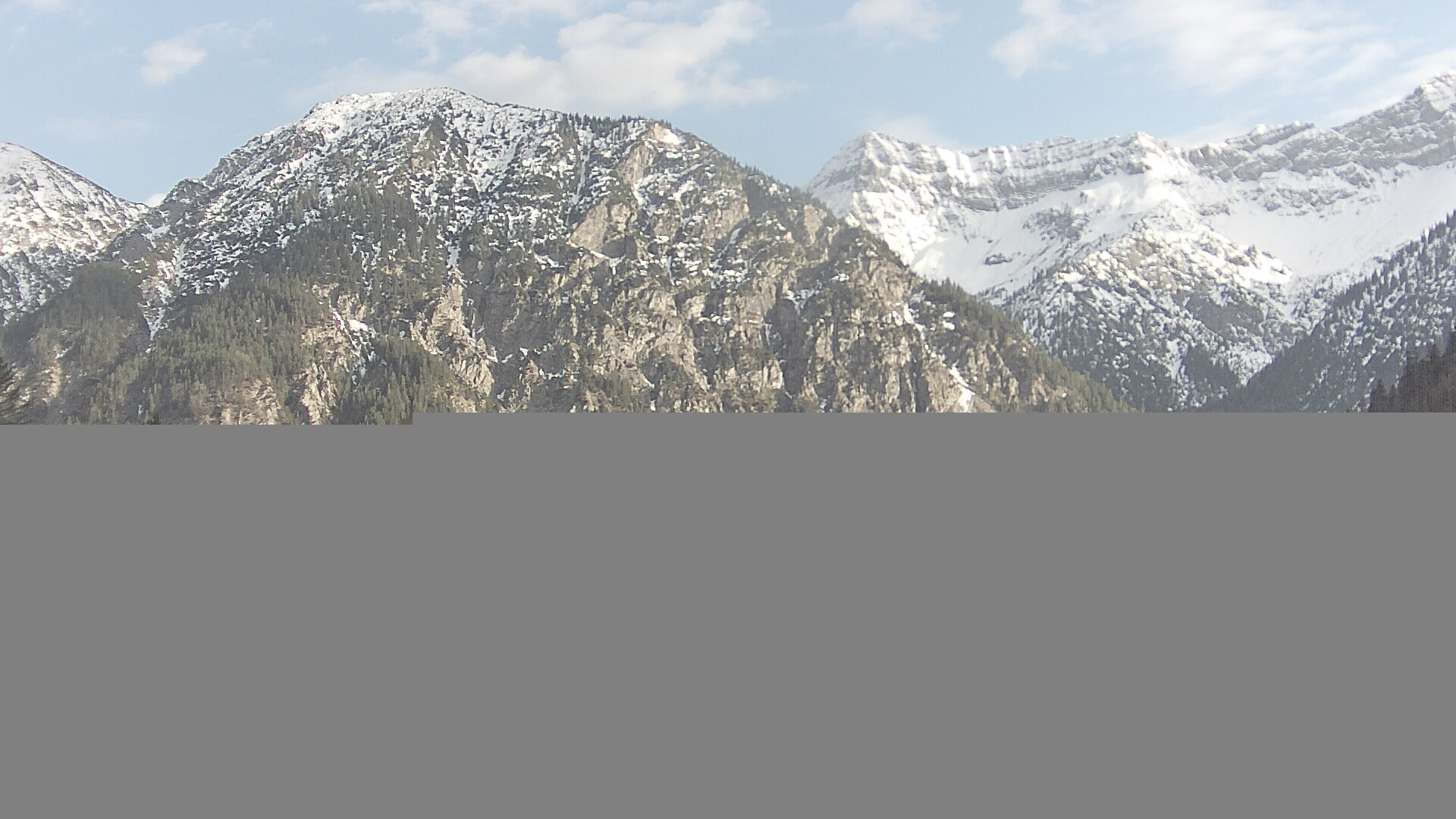 Archiv Foto Webcam Plansee Seespitze