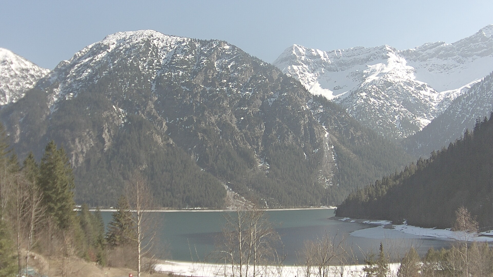 Archiv Foto Webcam Plansee Seespitze