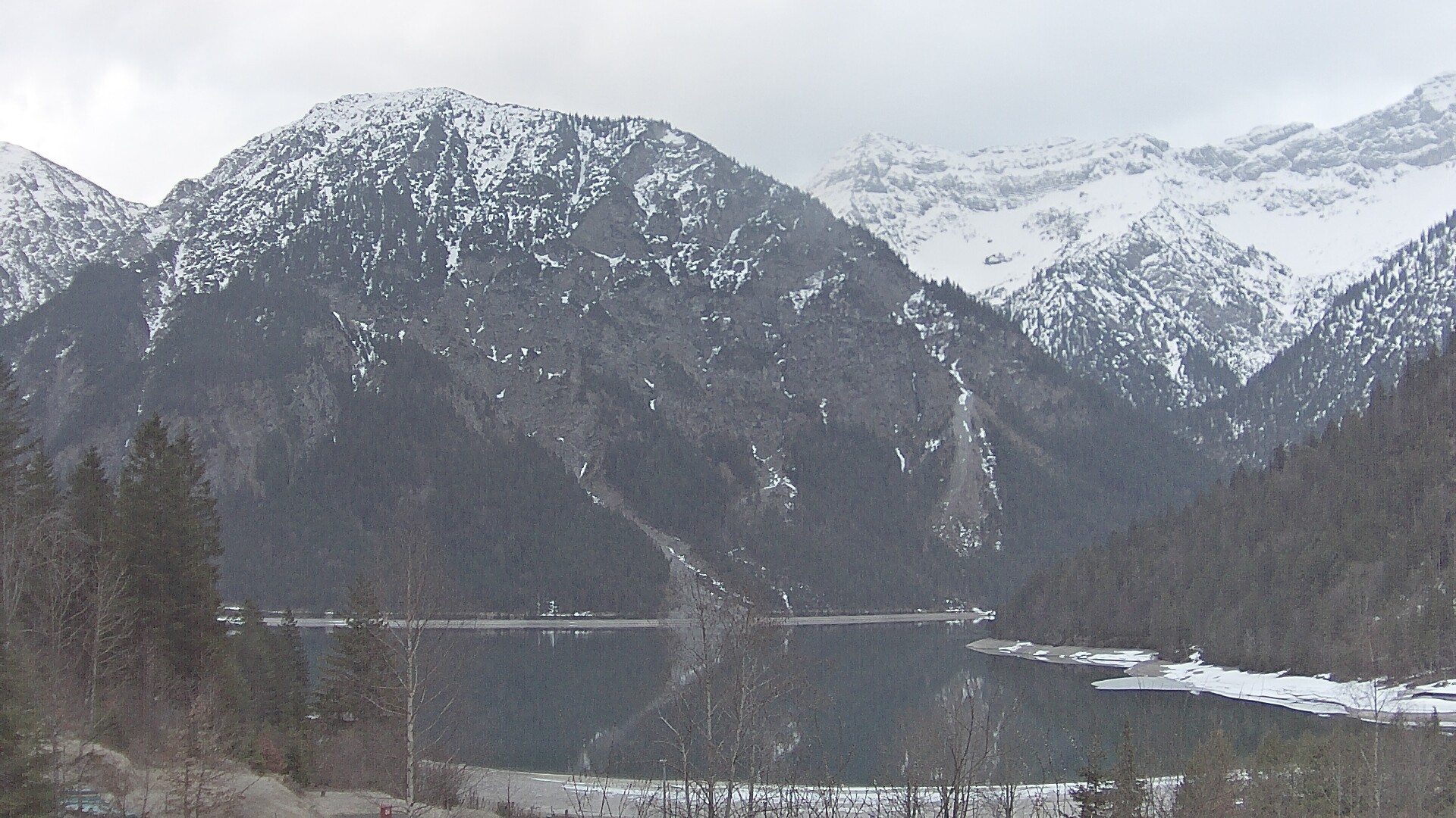 Archiv Foto Webcam Plansee Seespitze