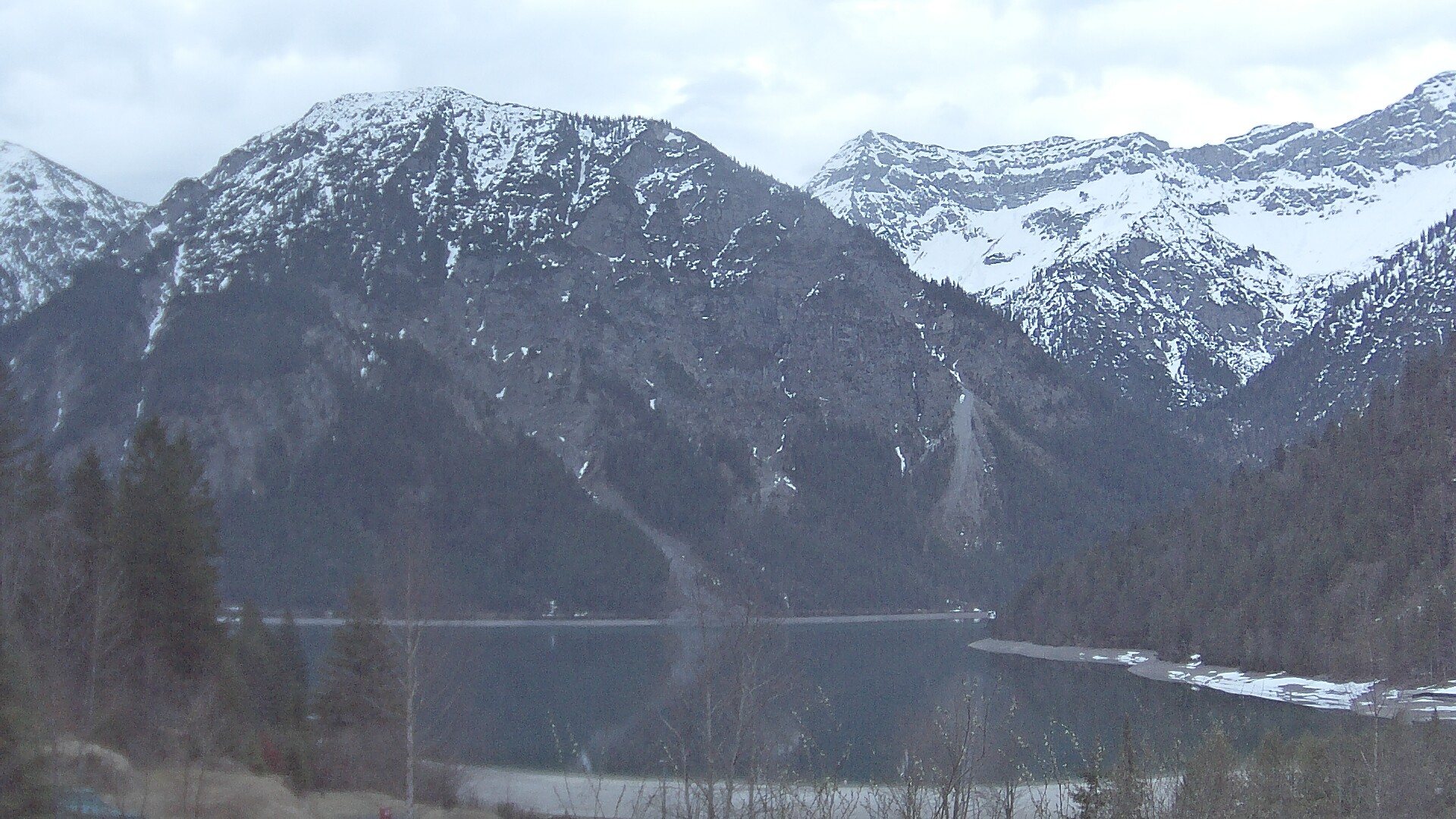 Archiv Foto Webcam Plansee Seespitze