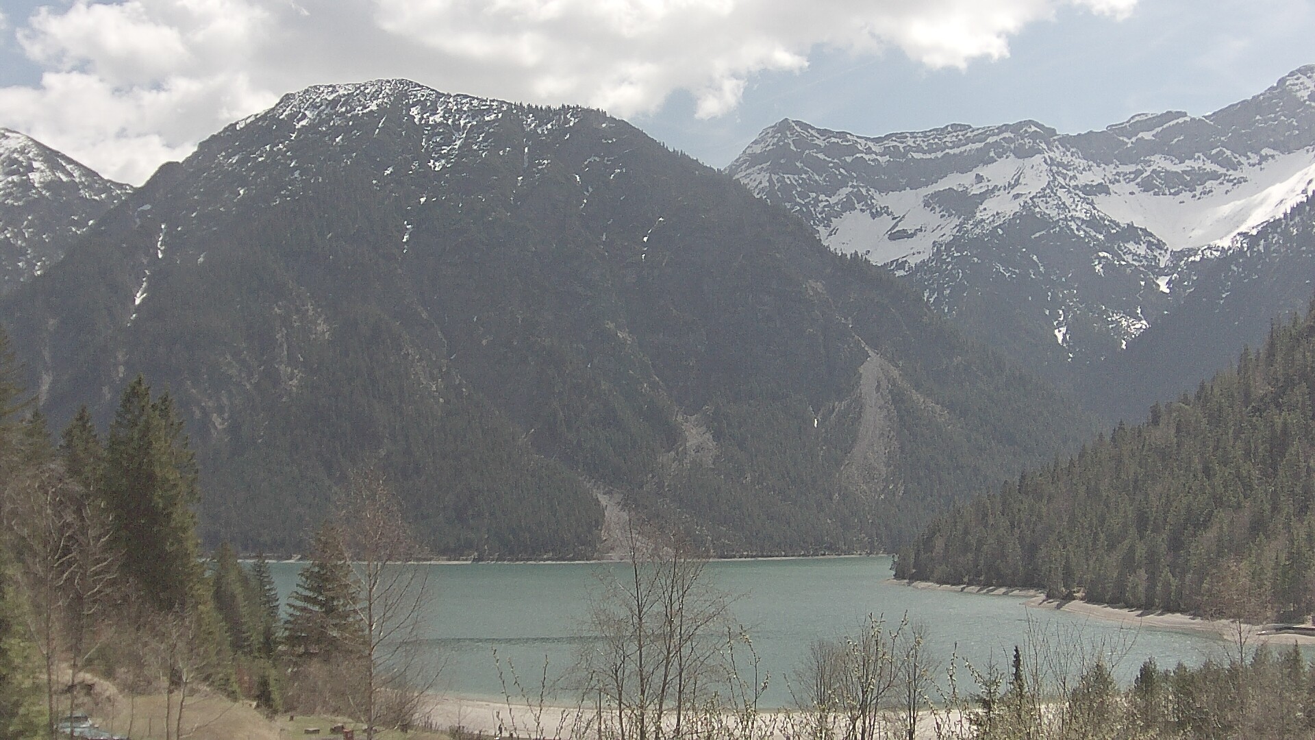 Archiv Foto Webcam Plansee Seespitze