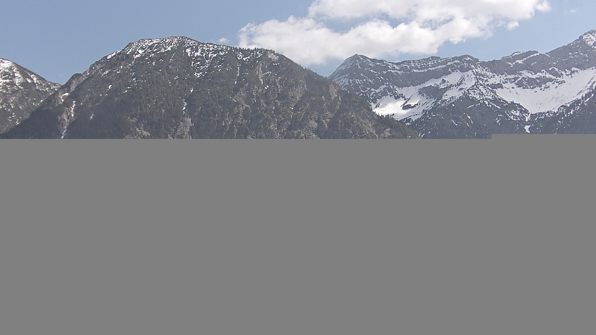 Archiv Foto Webcam Plansee Seespitze