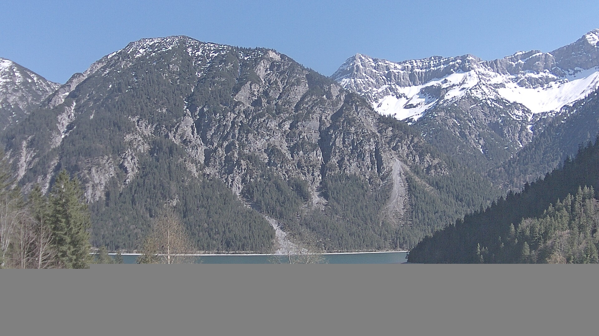 Archiv Foto Webcam Plansee Seespitze