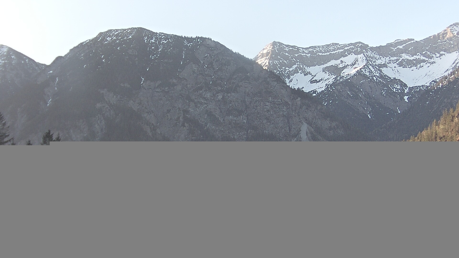 Archiv Foto Webcam Plansee Seespitze