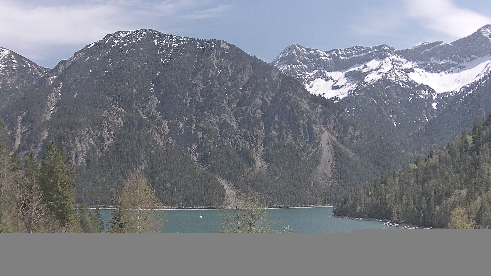 Archiv Foto Webcam Plansee Seespitze