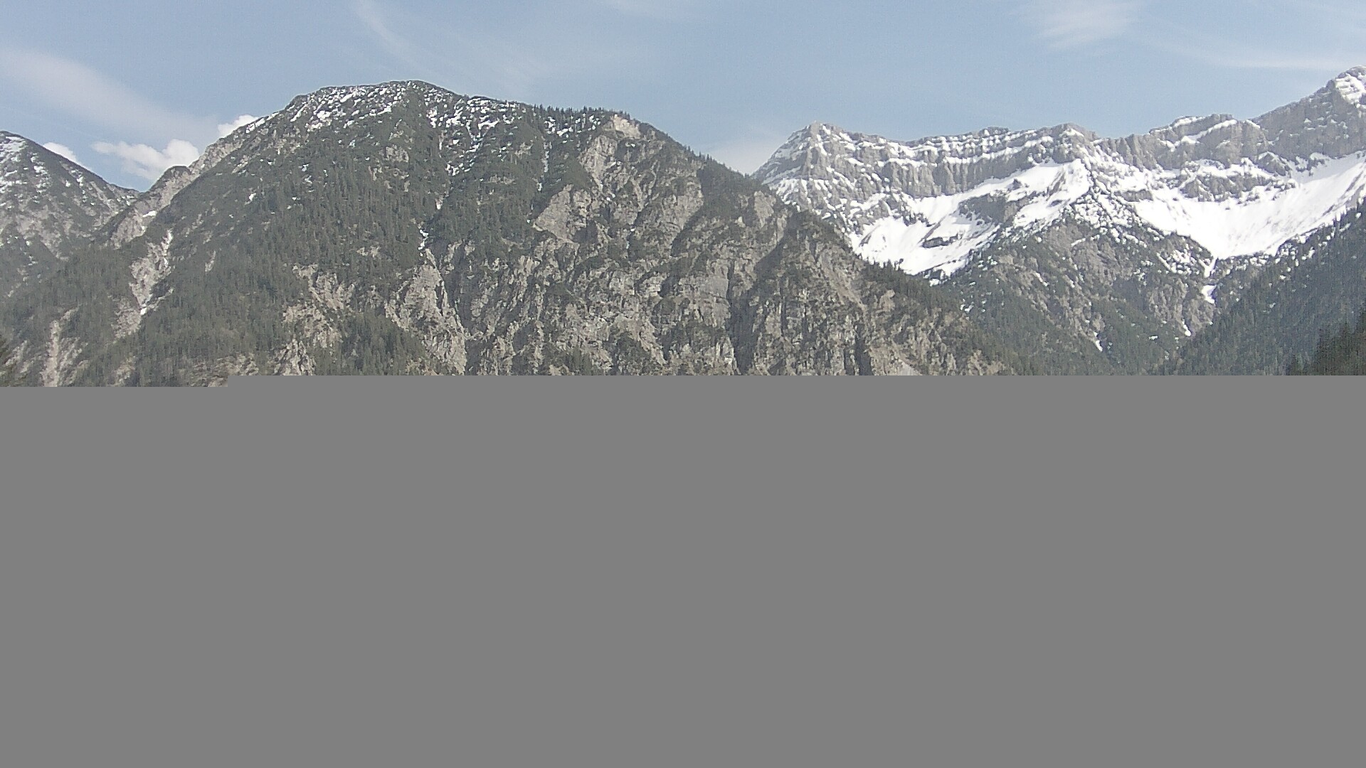 Archiv Foto Webcam Plansee Seespitze