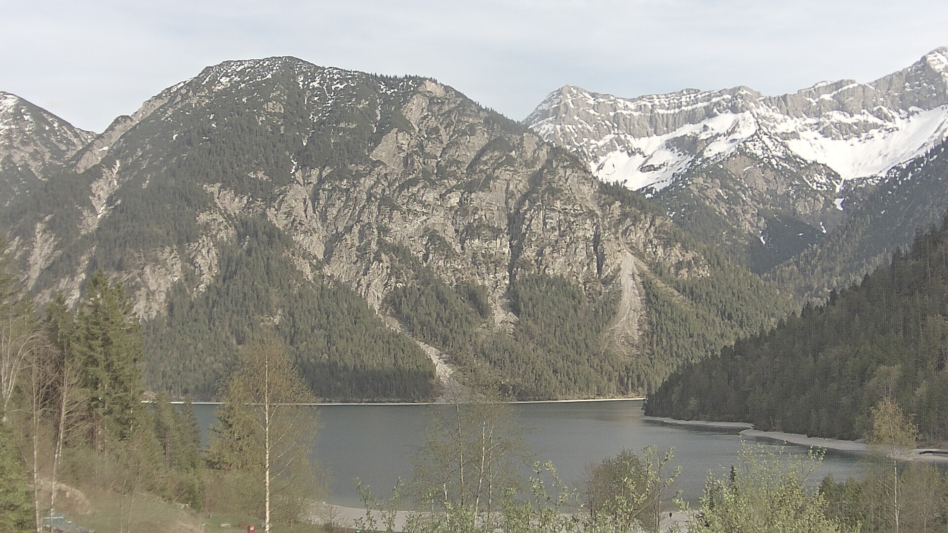 Archiv Foto Webcam Plansee Seespitze