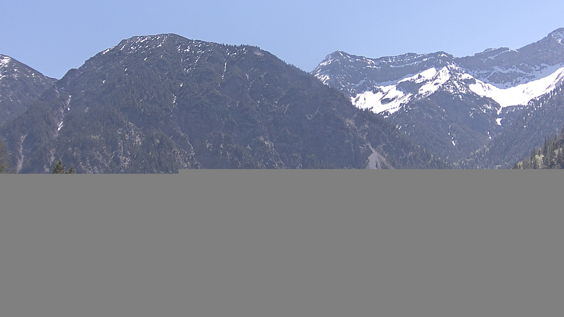 Archiv Foto Webcam Plansee Seespitze