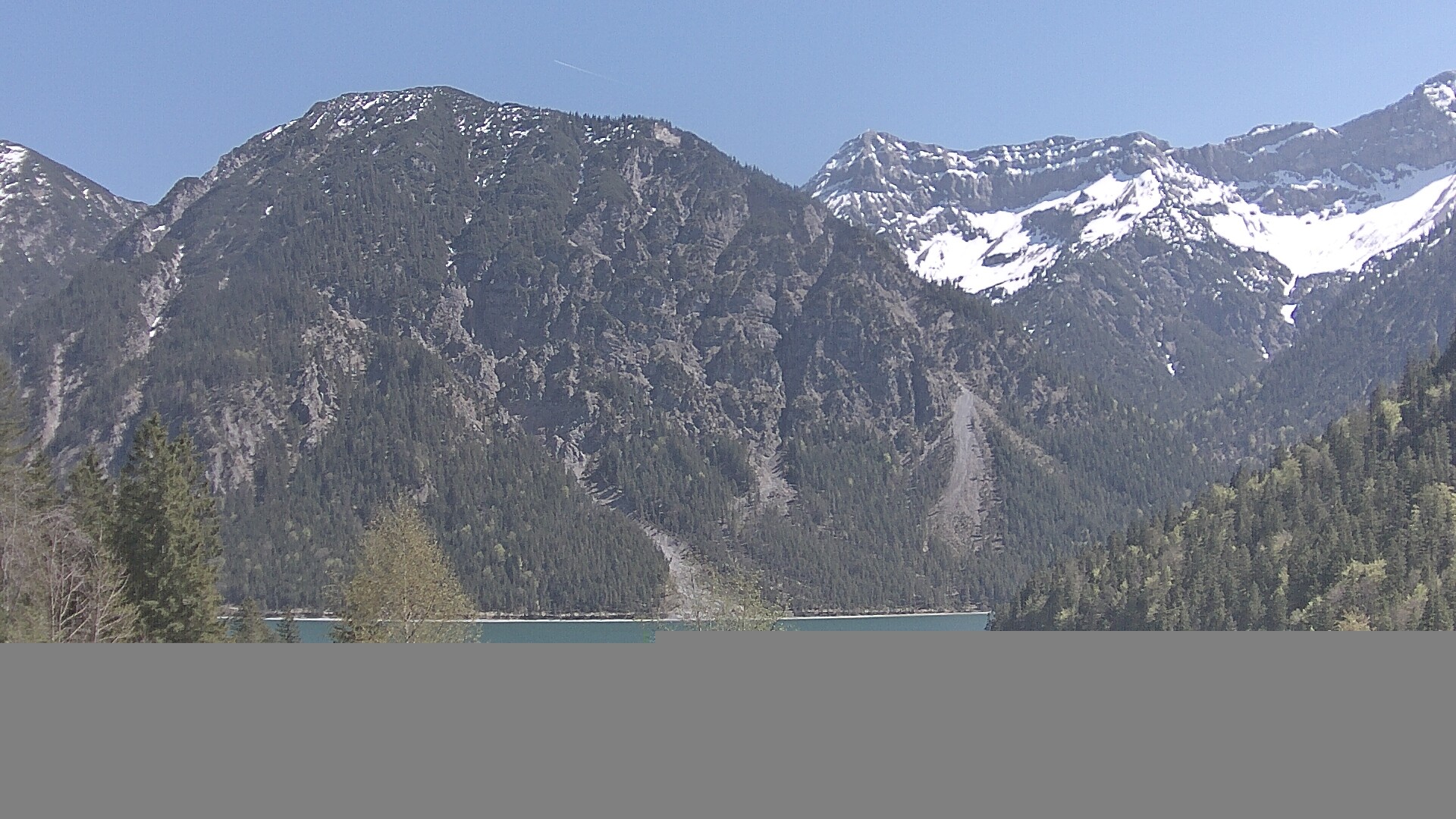 Archiv Foto Webcam Plansee Seespitze