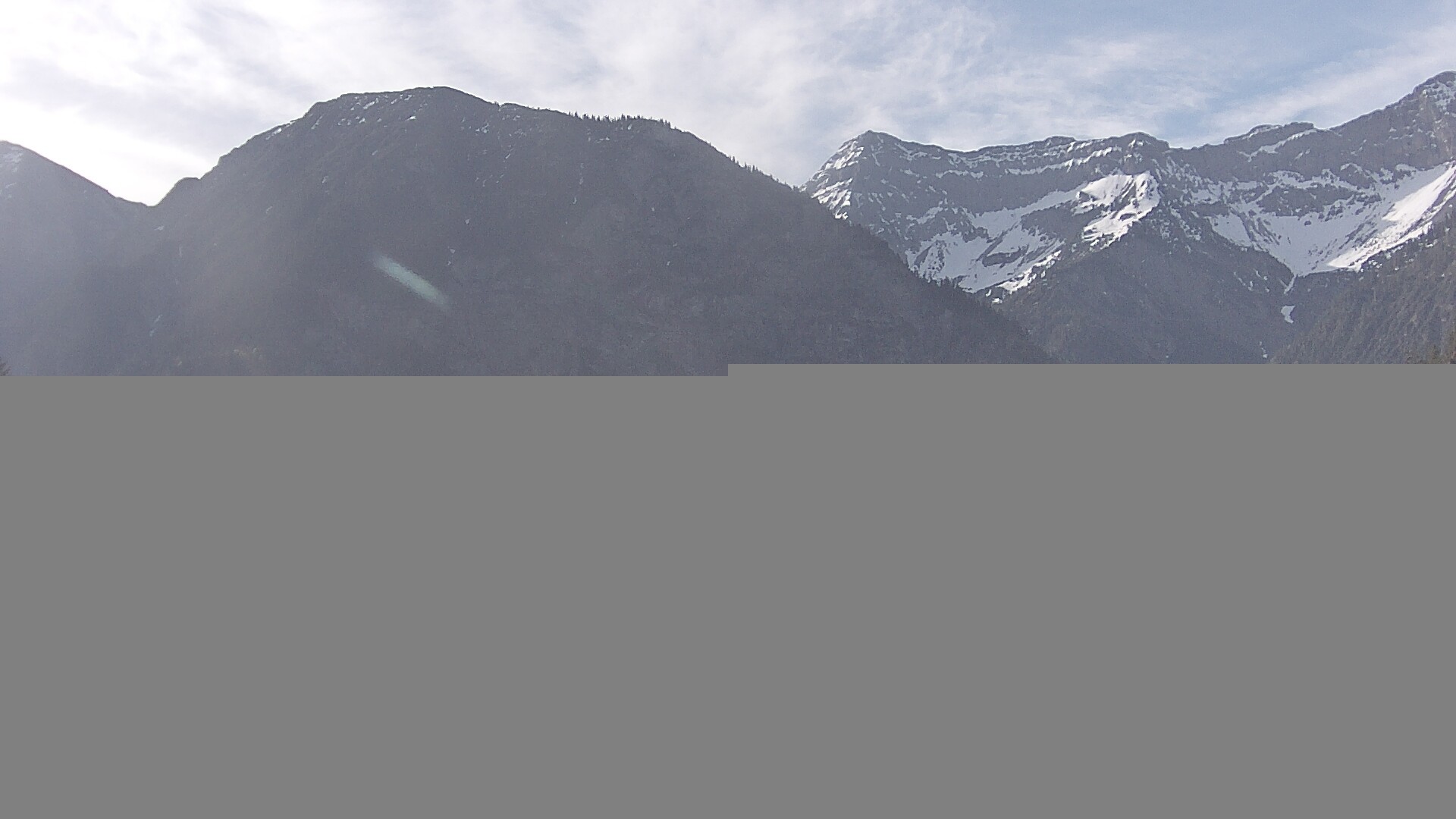 Archiv Foto Webcam Plansee Seespitze