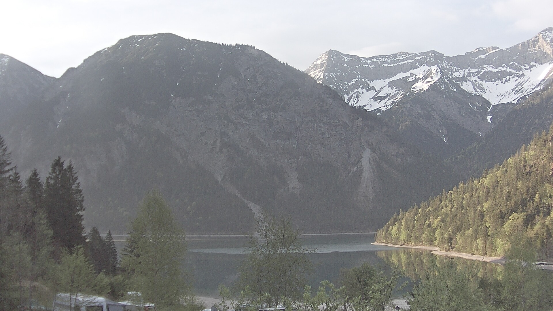 Archiv Foto Webcam Plansee Seespitze