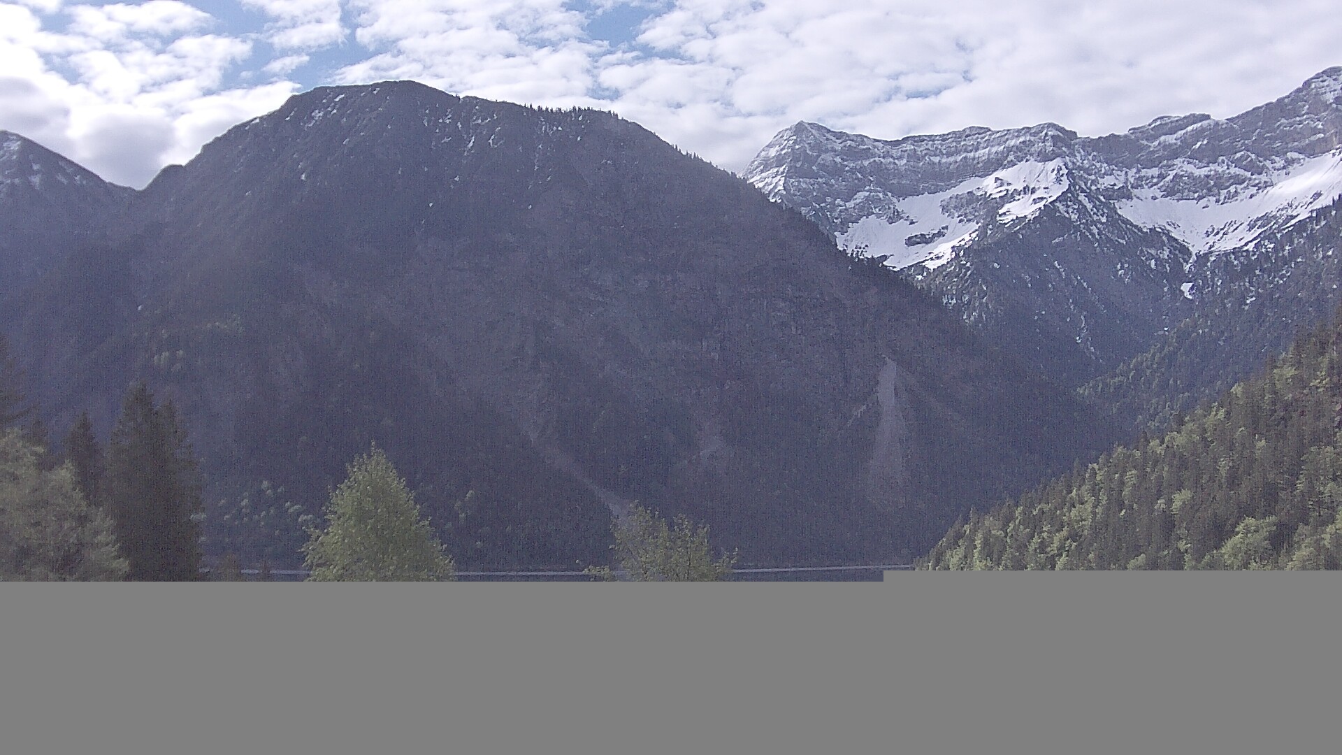 Archiv Foto Webcam Plansee Seespitze