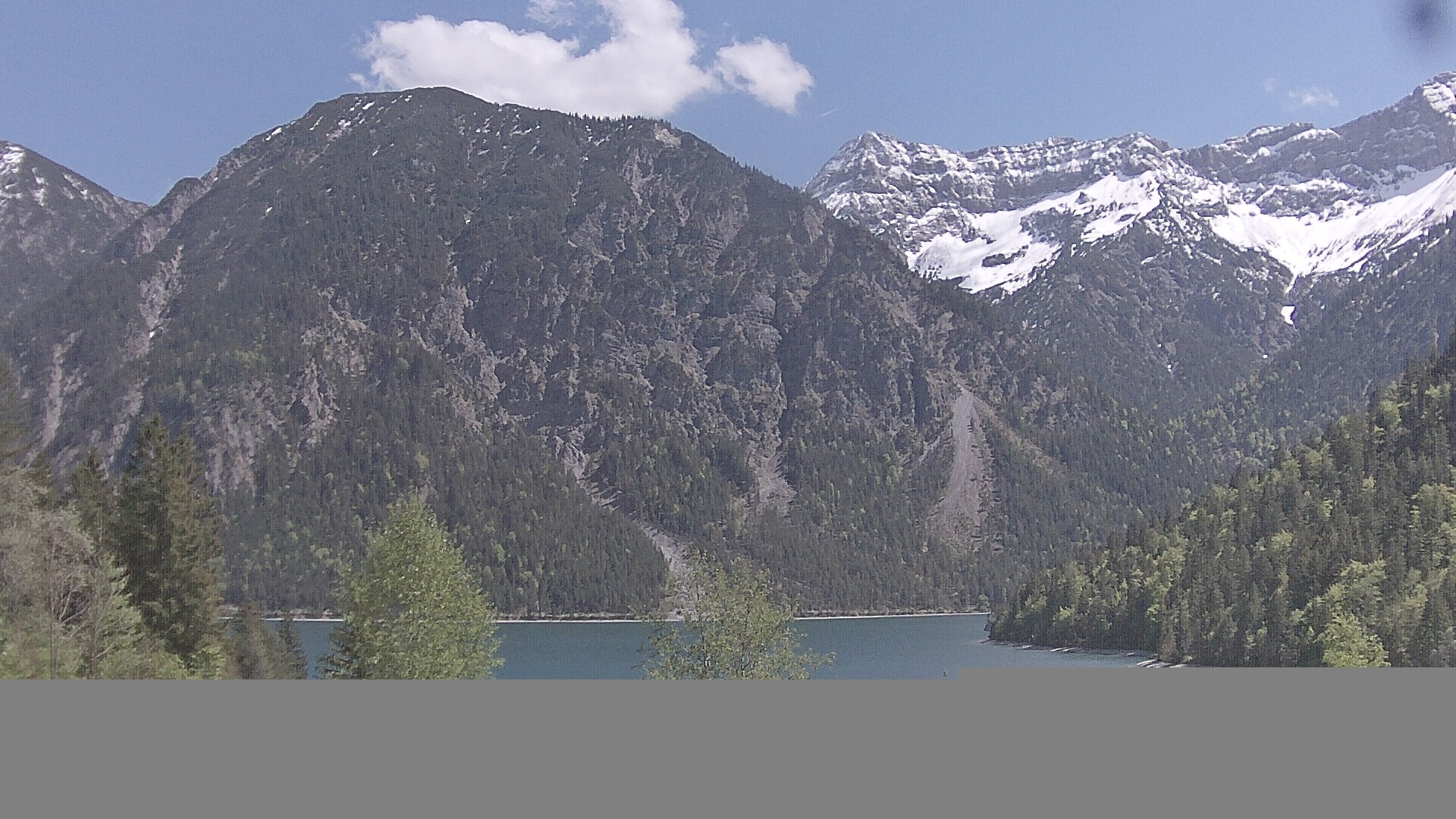 Archiv Foto Webcam Plansee Seespitze