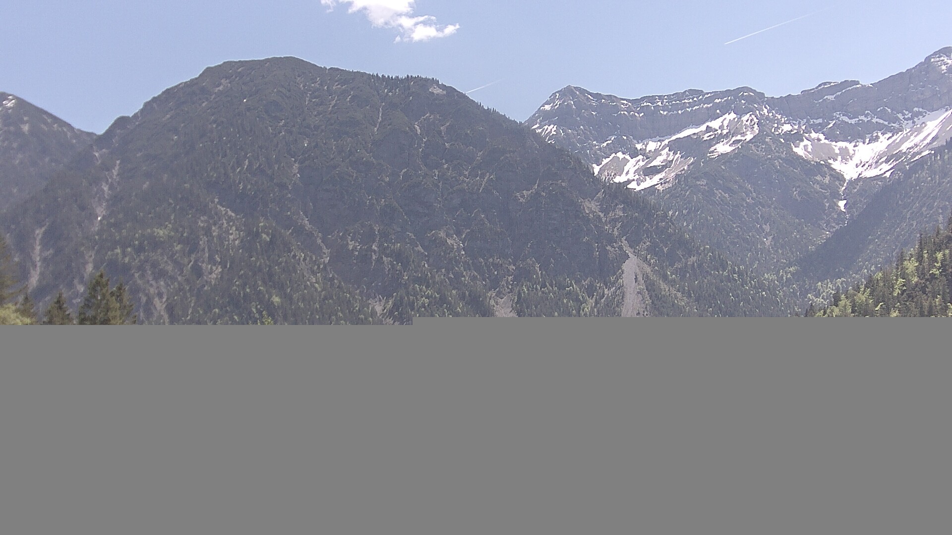 Archiv Foto Webcam Plansee Seespitze