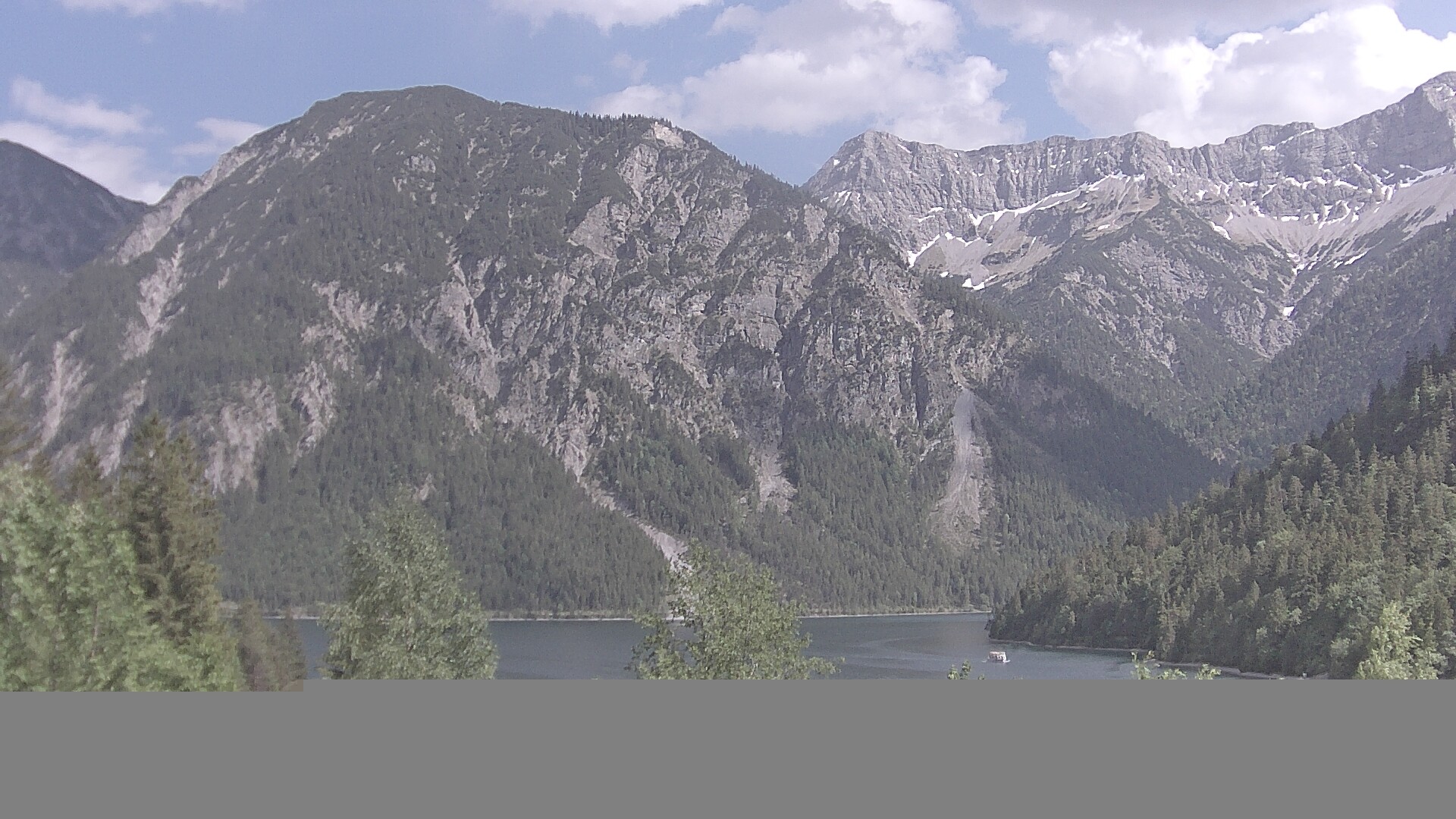 Archiv Foto Webcam Plansee Seespitze