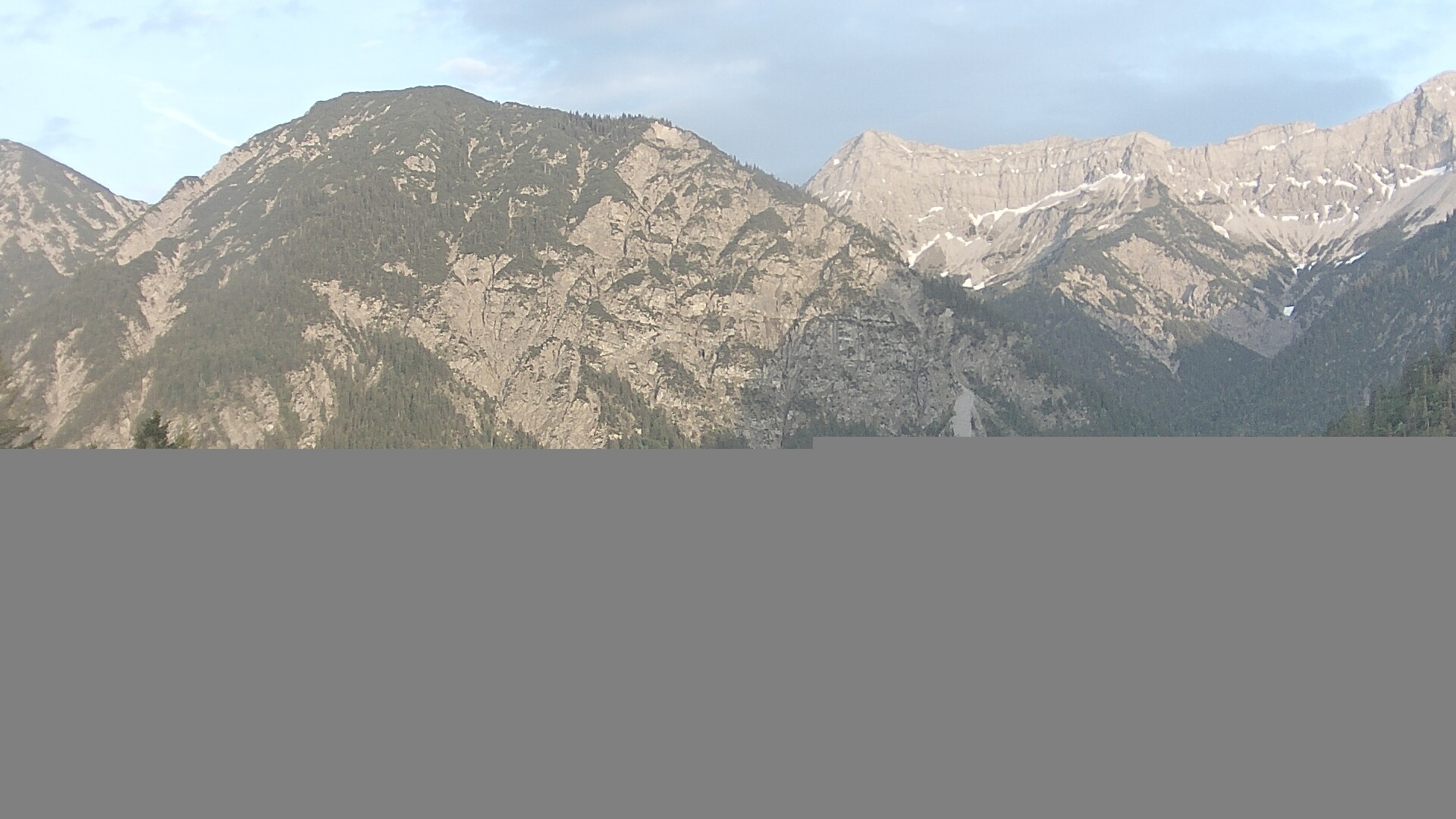 Archiv Foto Webcam Plansee Seespitze