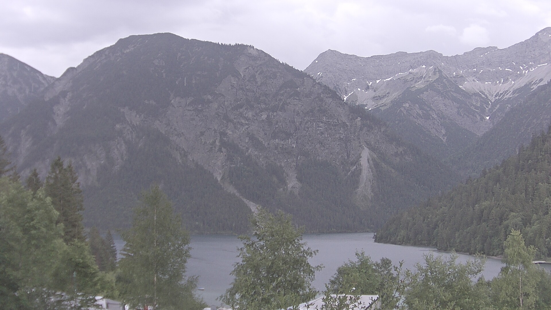 Archiv Foto Webcam Plansee Seespitze