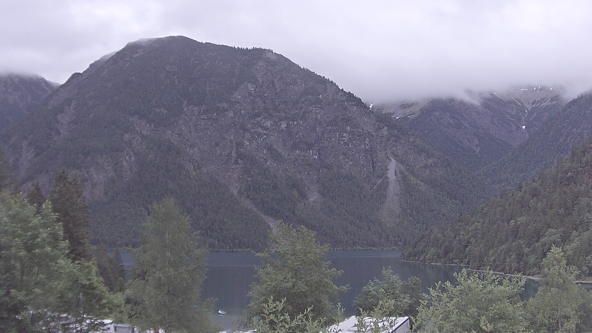 Archiv Foto Webcam Plansee Seespitze