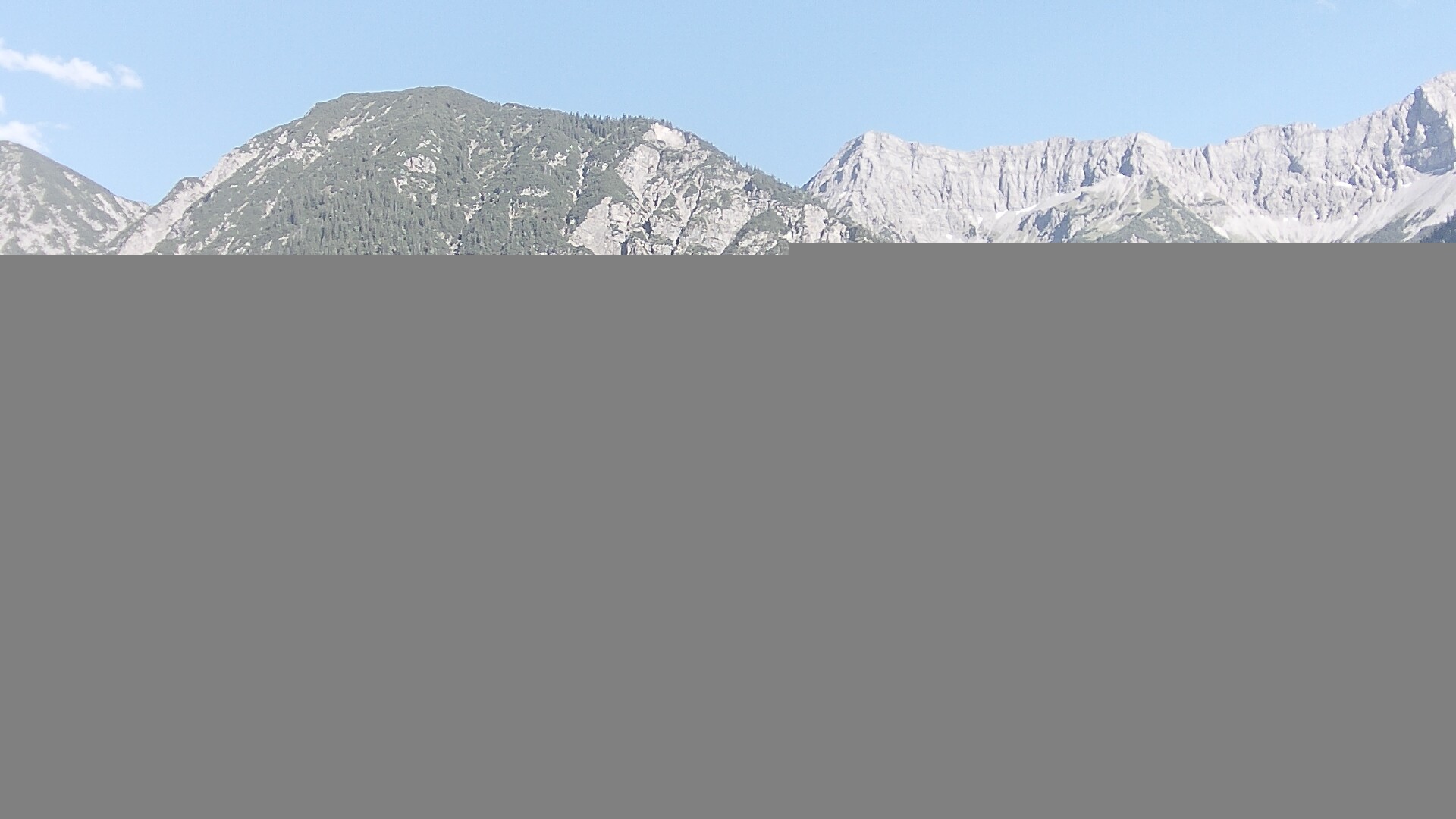 Archiv Foto Webcam Plansee Seespitze