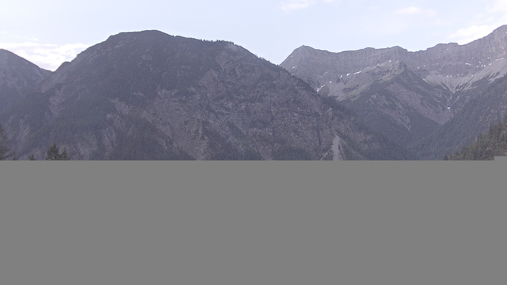 Archiv Foto Webcam Plansee Seespitze