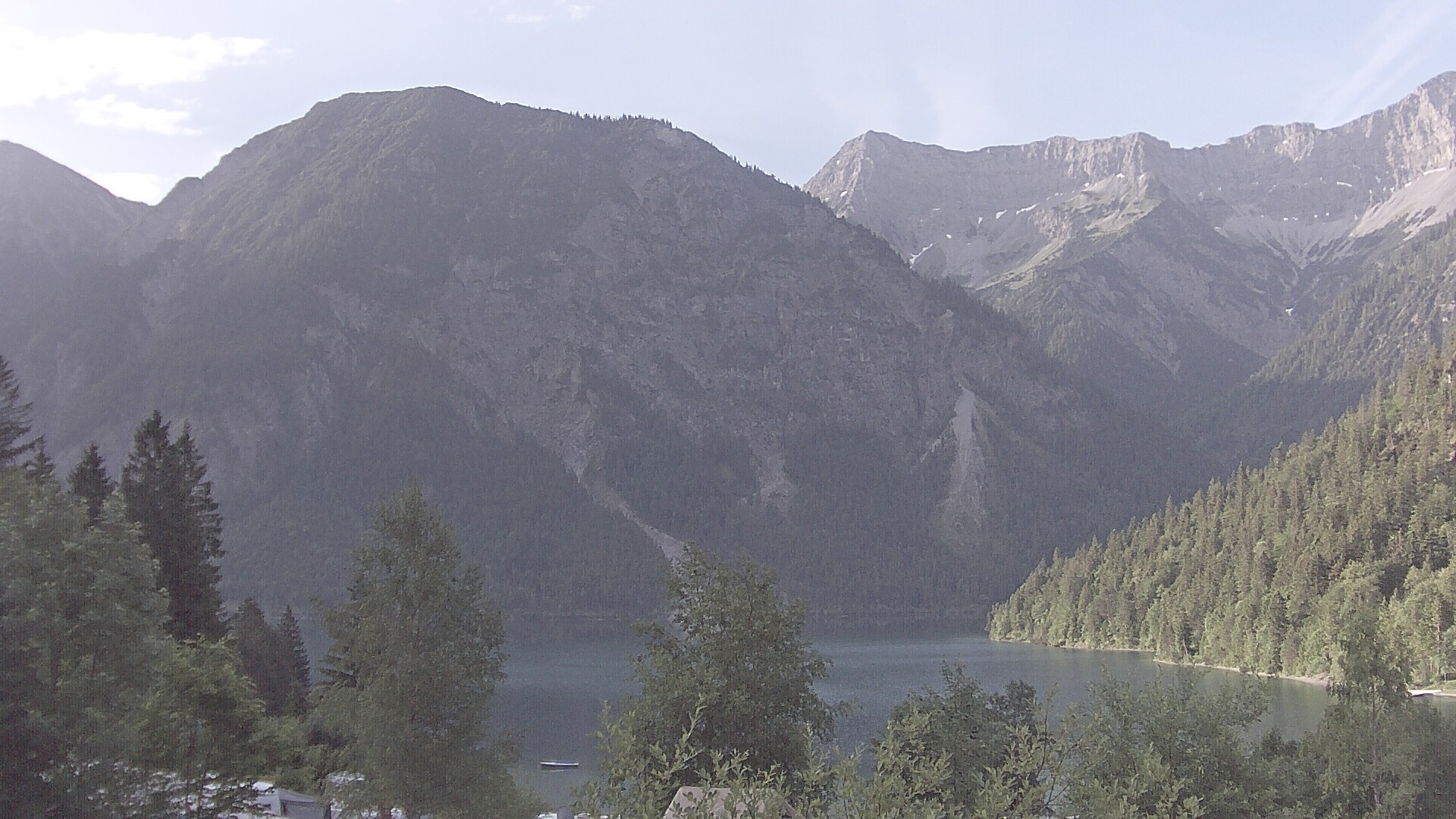 Archiv Foto Webcam Plansee Seespitze
