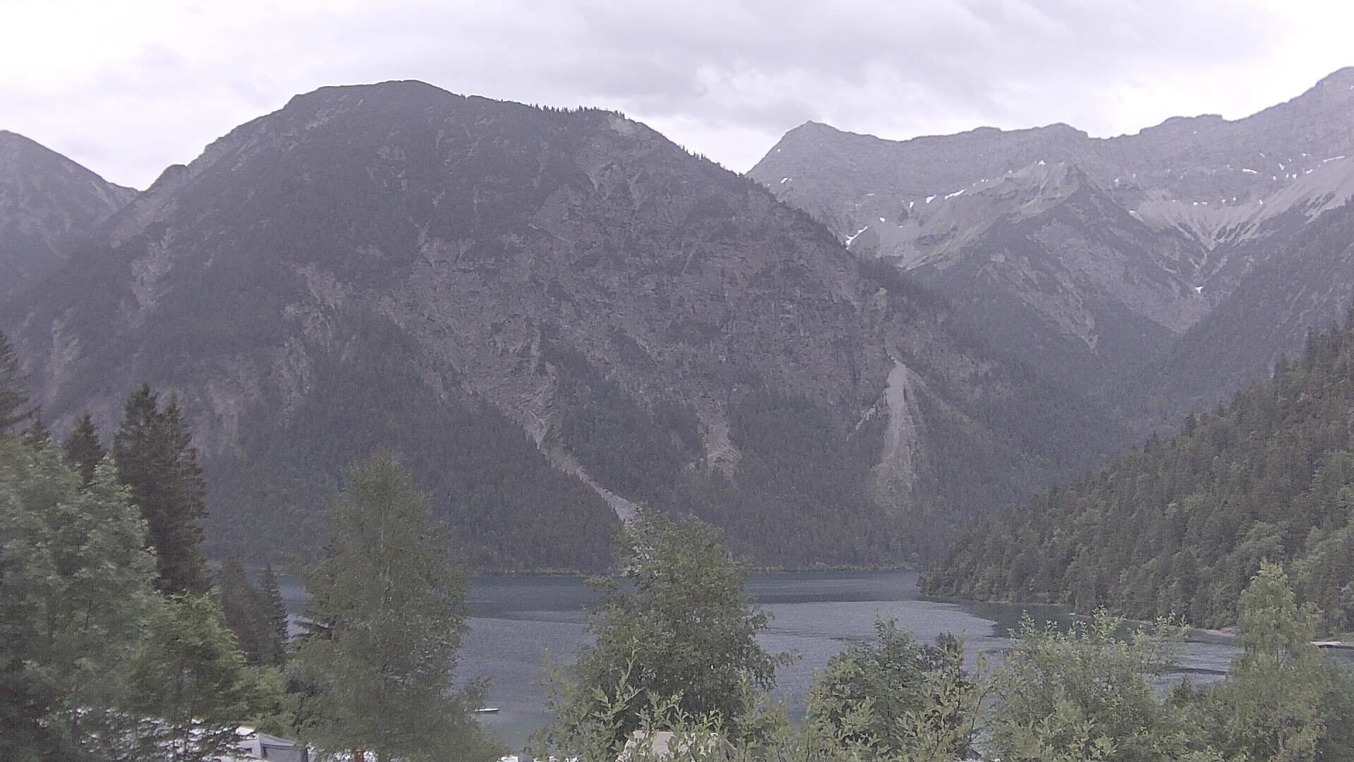 Archiv Foto Webcam Plansee Seespitze
