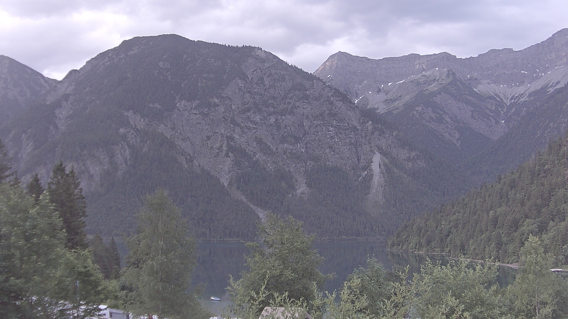 Archiv Foto Webcam Plansee Seespitze