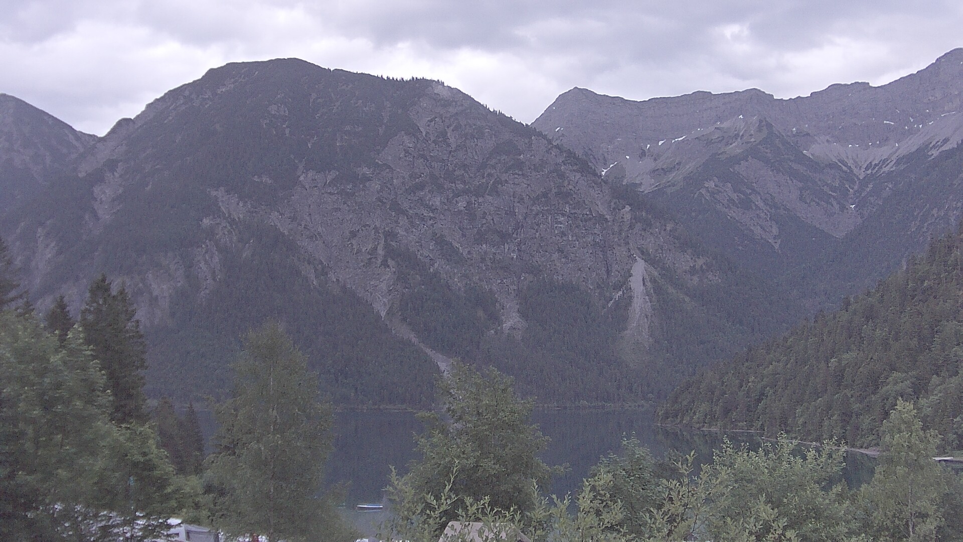 Archiv Foto Webcam Plansee Seespitze