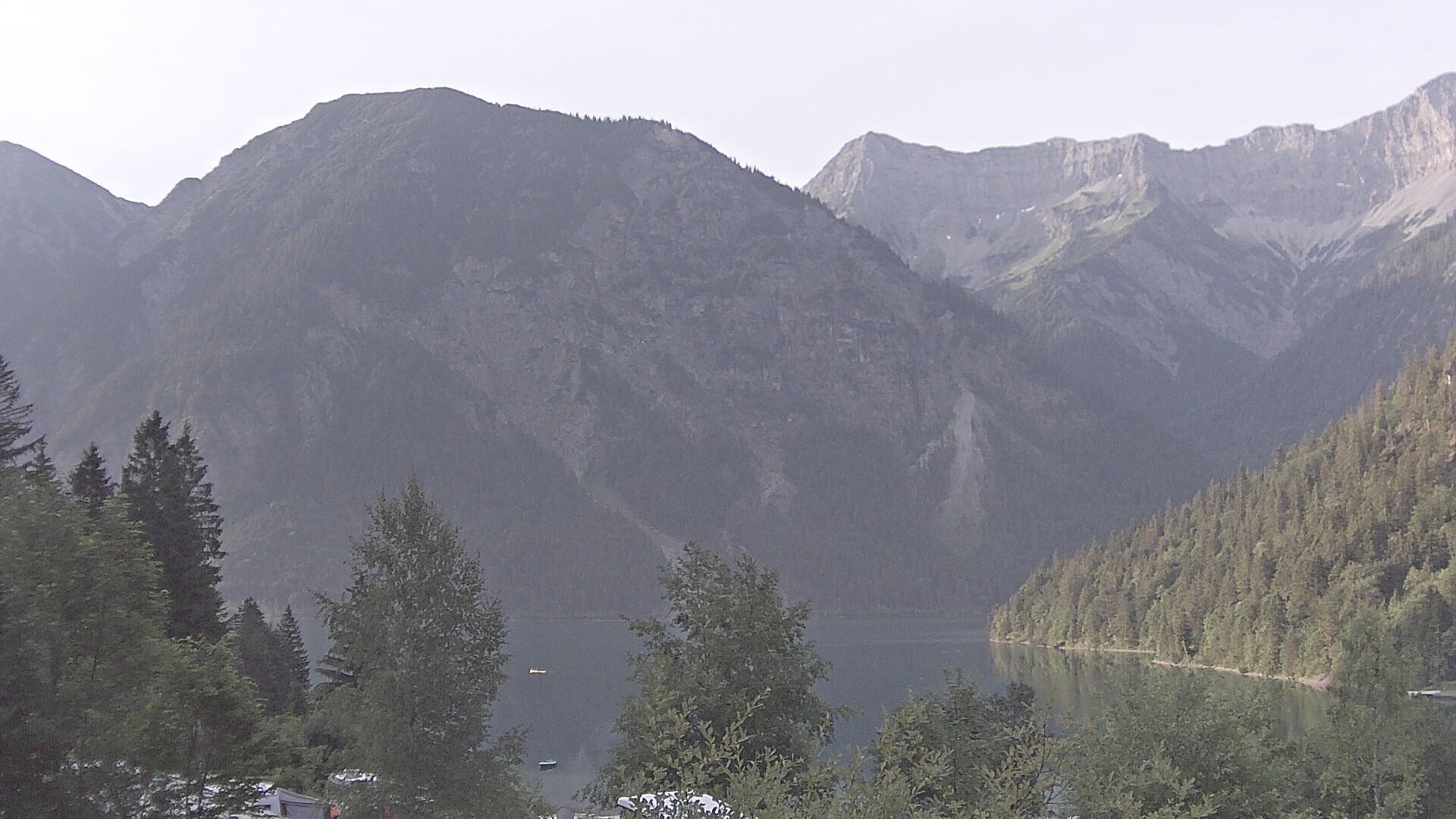 Archiv Foto Webcam Plansee Seespitze