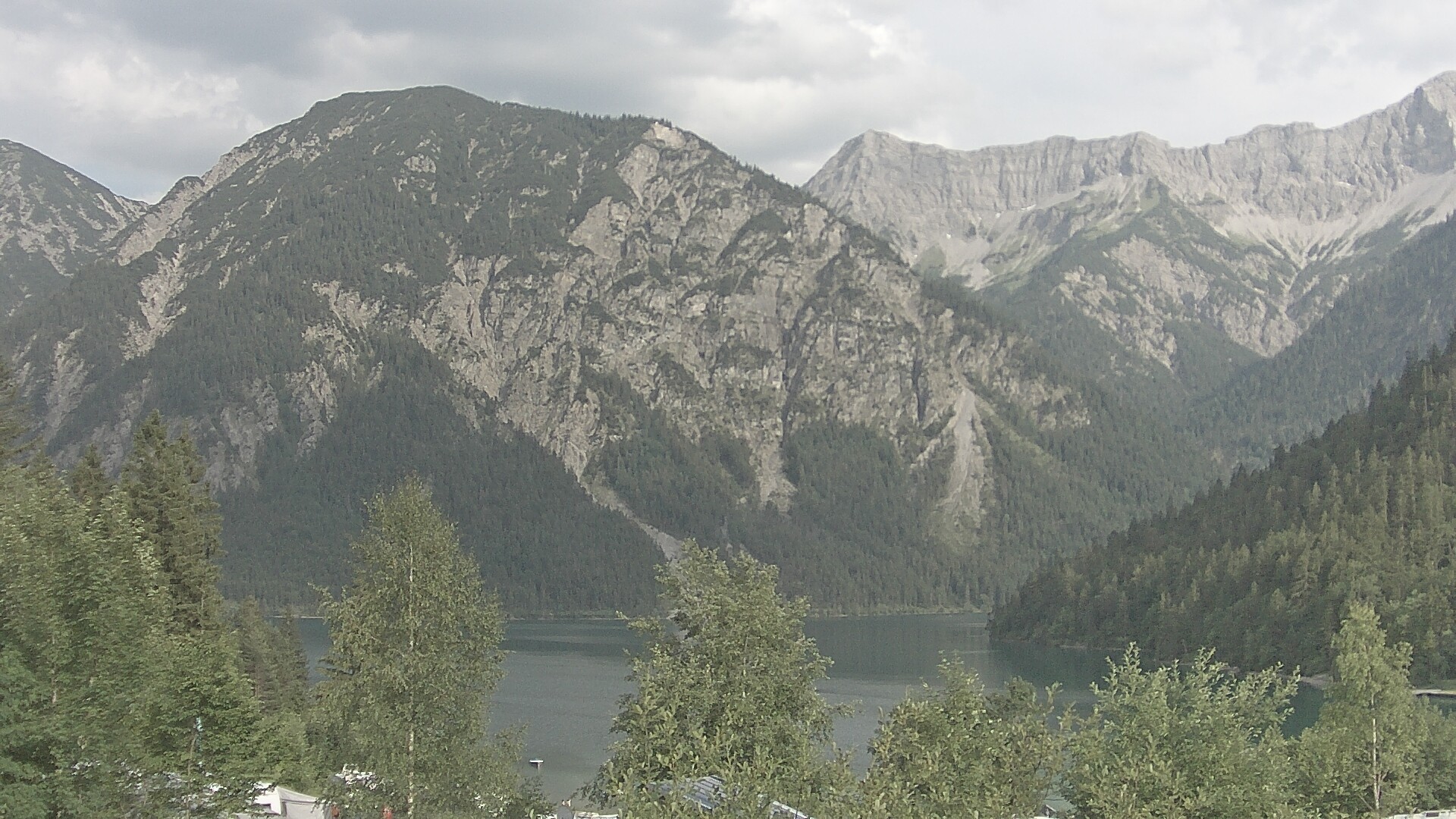 Archiv Foto Webcam Plansee Seespitze
