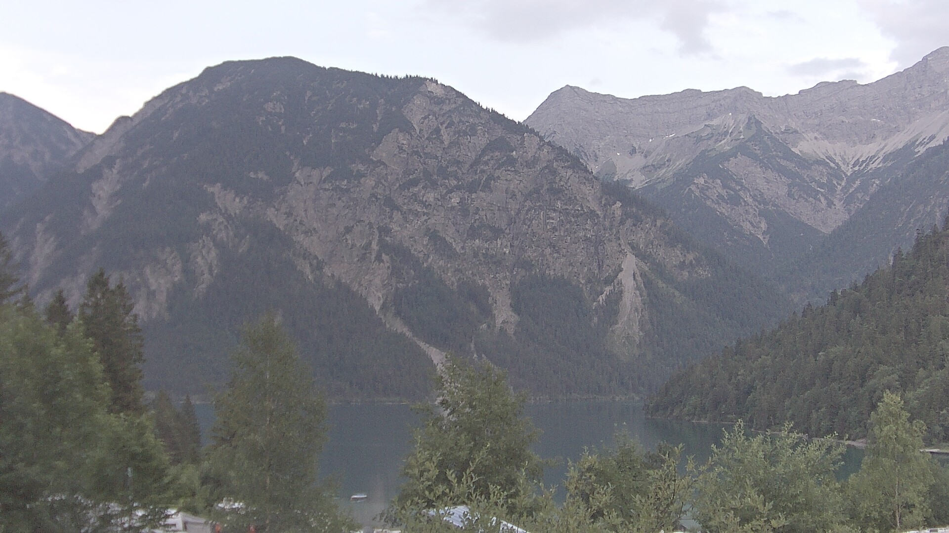 Archiv Foto Webcam Plansee Seespitze