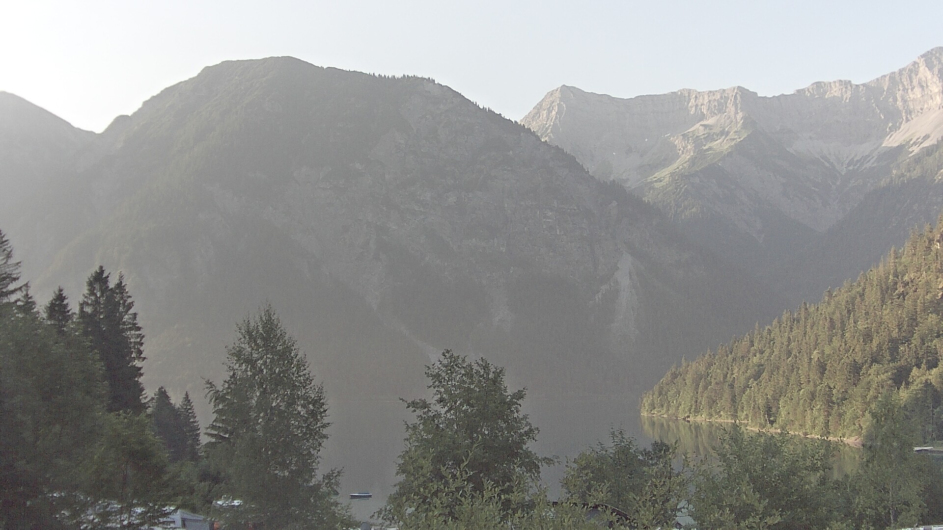 Archiv Foto Webcam Plansee Seespitze