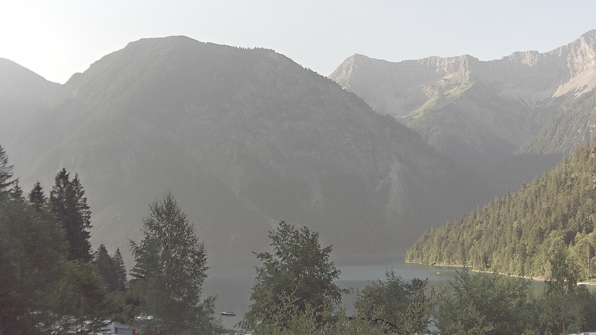 Archiv Foto Webcam Plansee Seespitze