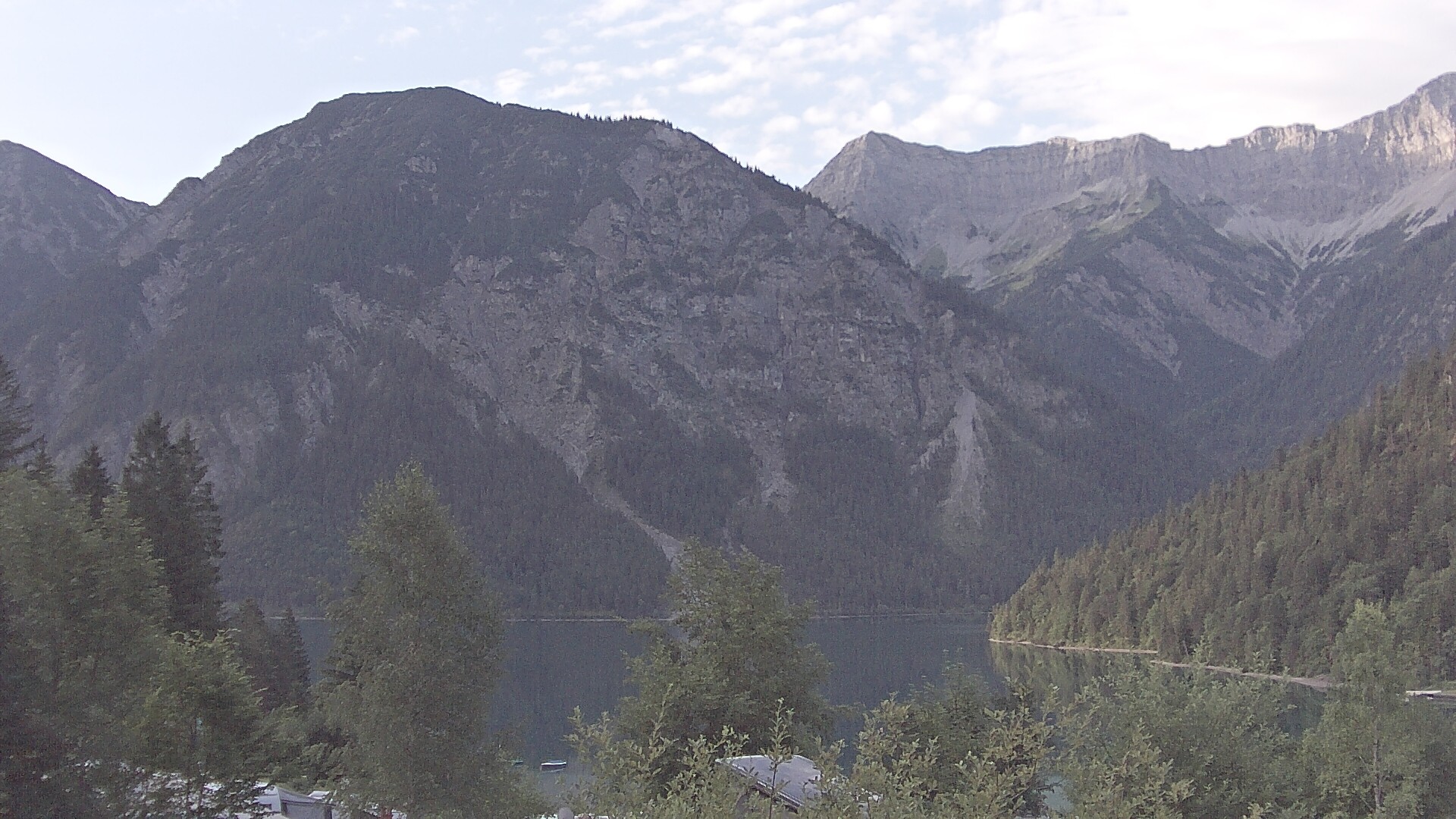 Archiv Foto Webcam Plansee Seespitze